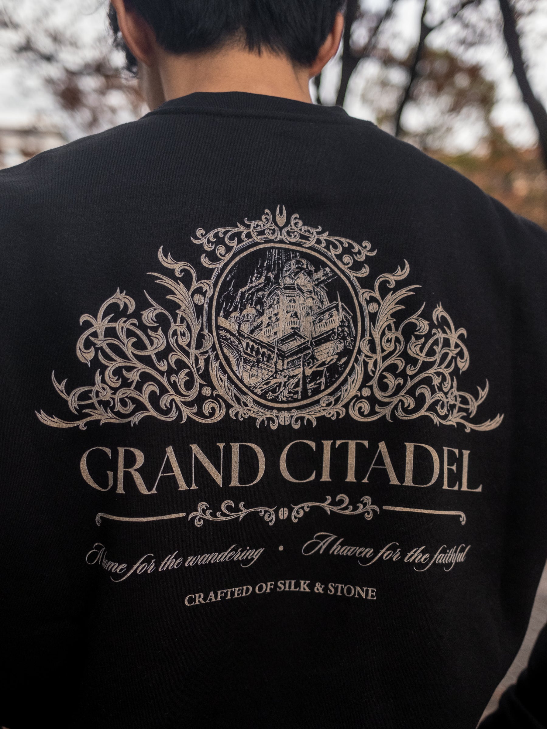 Citadel Box Crewneck - Black