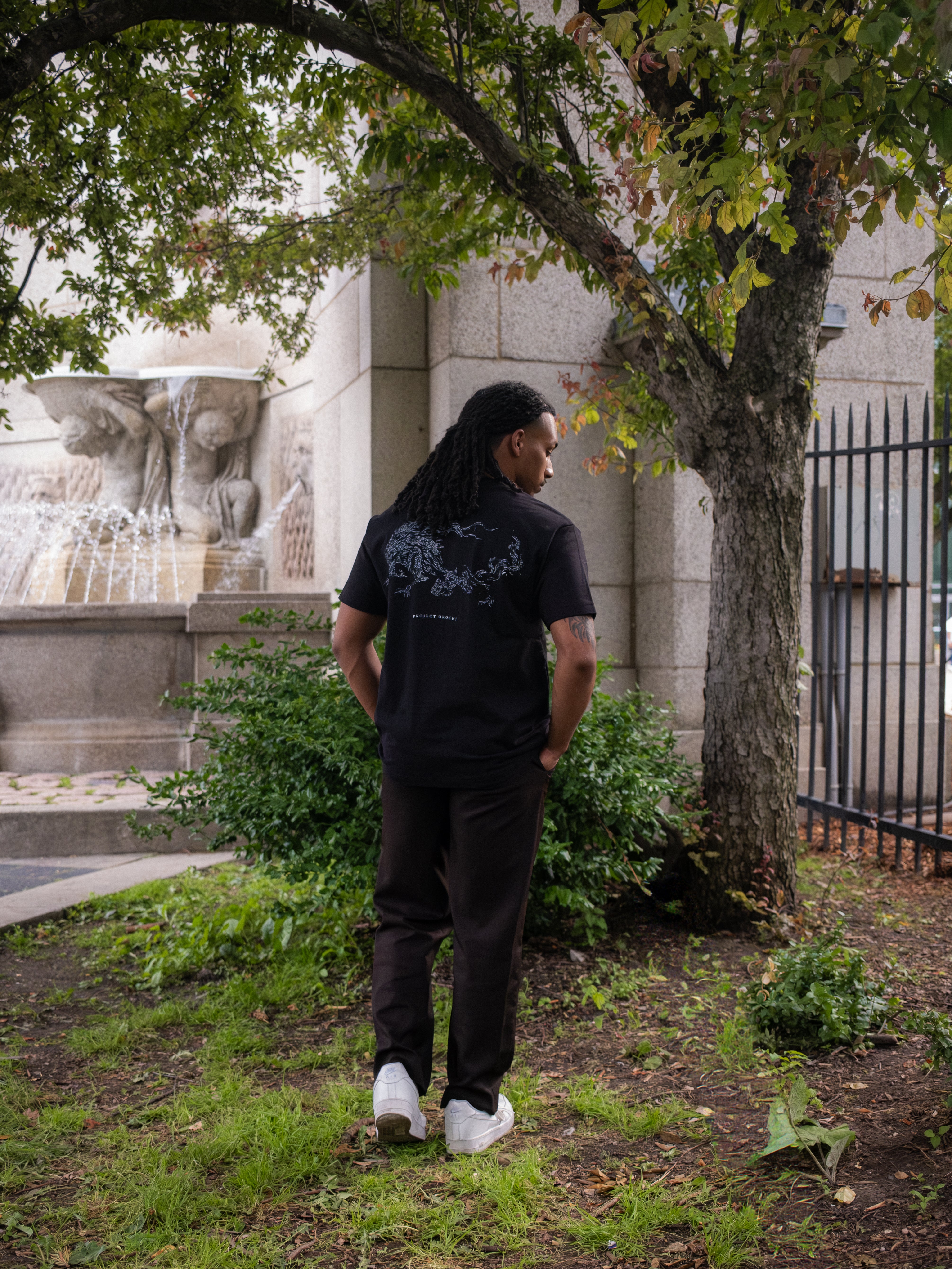 Malik Box Tee - Black