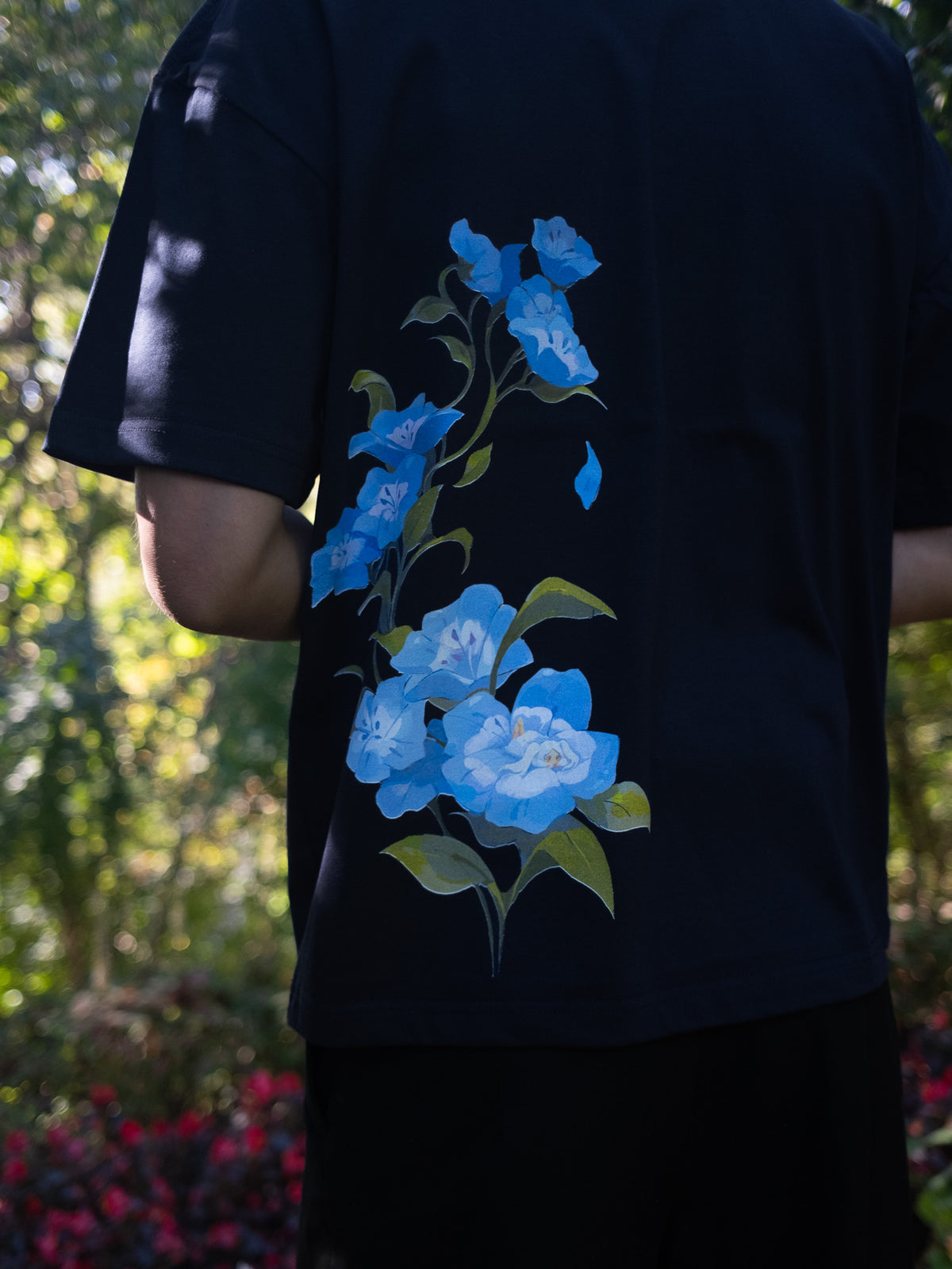 Flowerbed Tee - Black