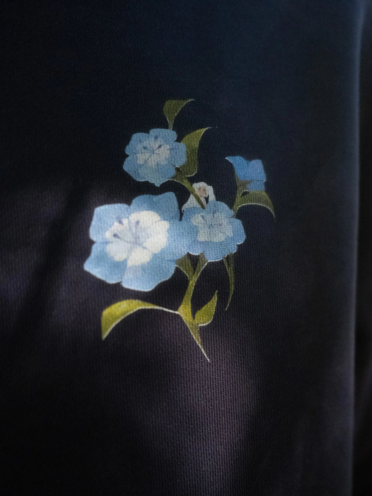 Flowerbed Hoodie - Navy