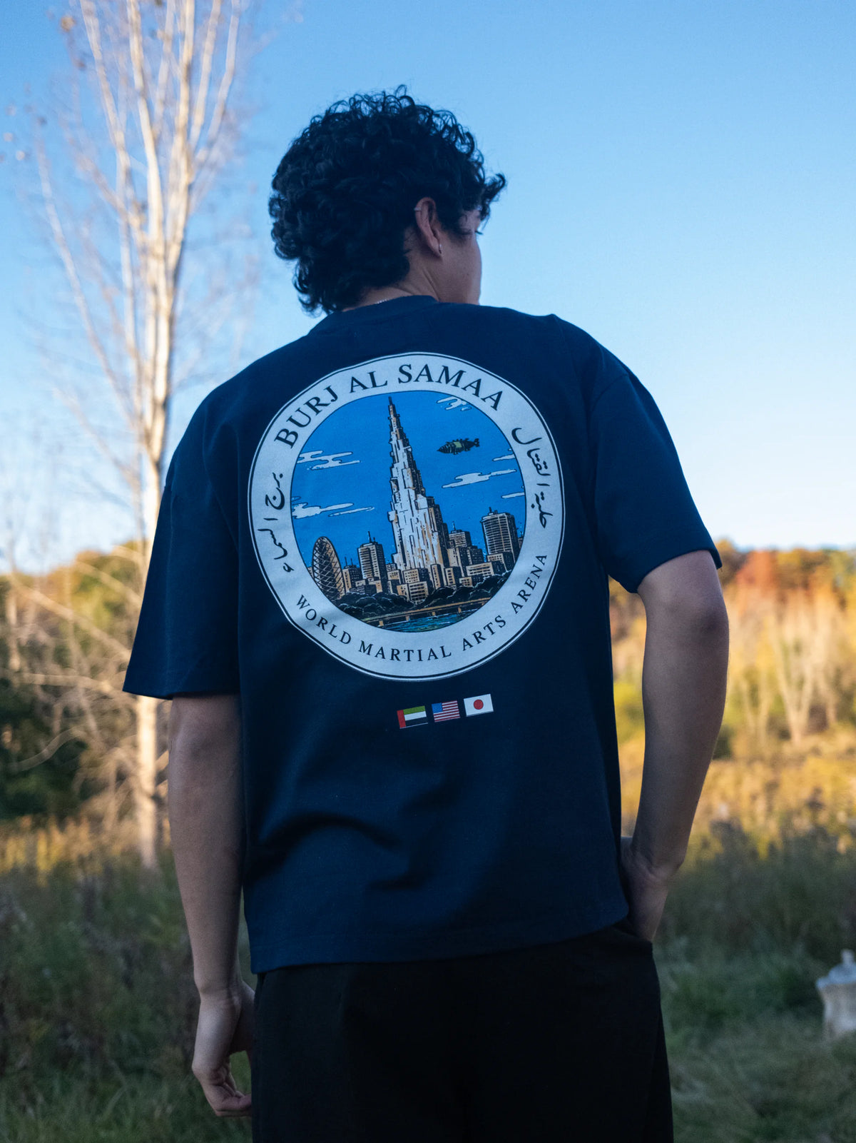 Sky Tower Tee - Navy