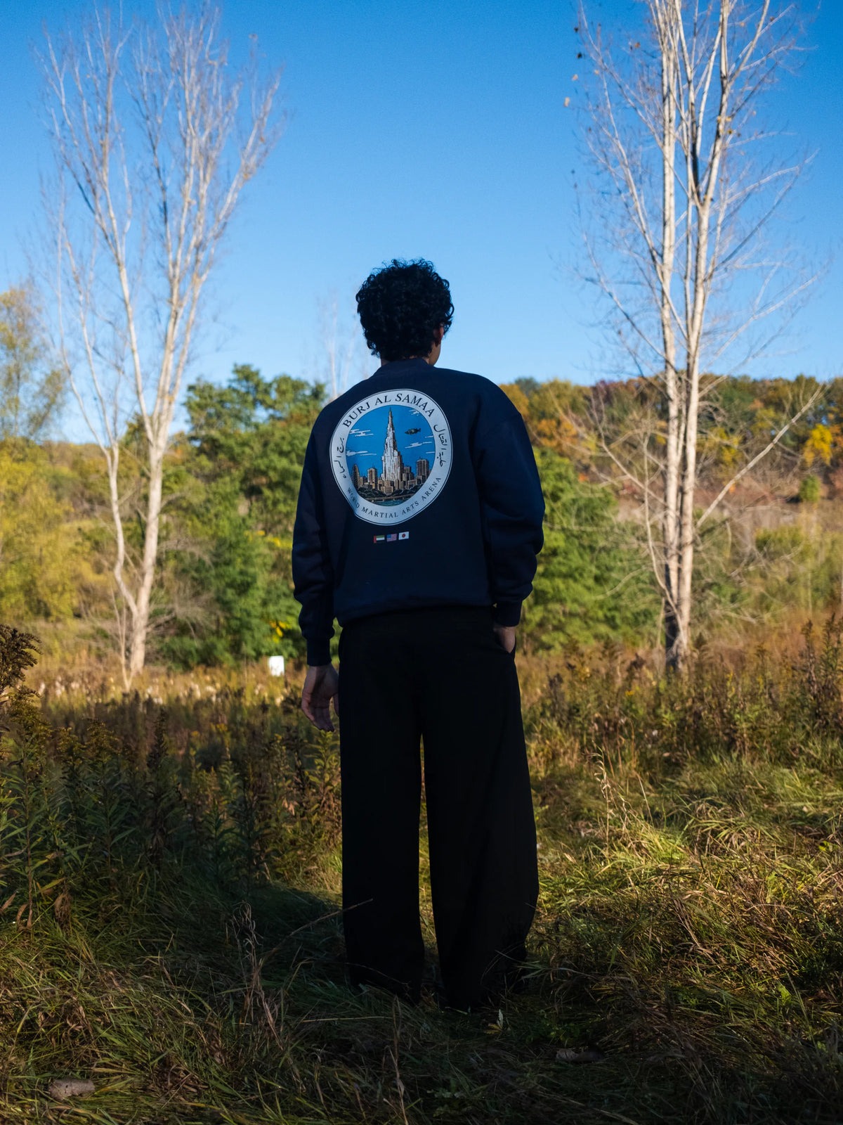 Sky Tower Crewneck - Navy