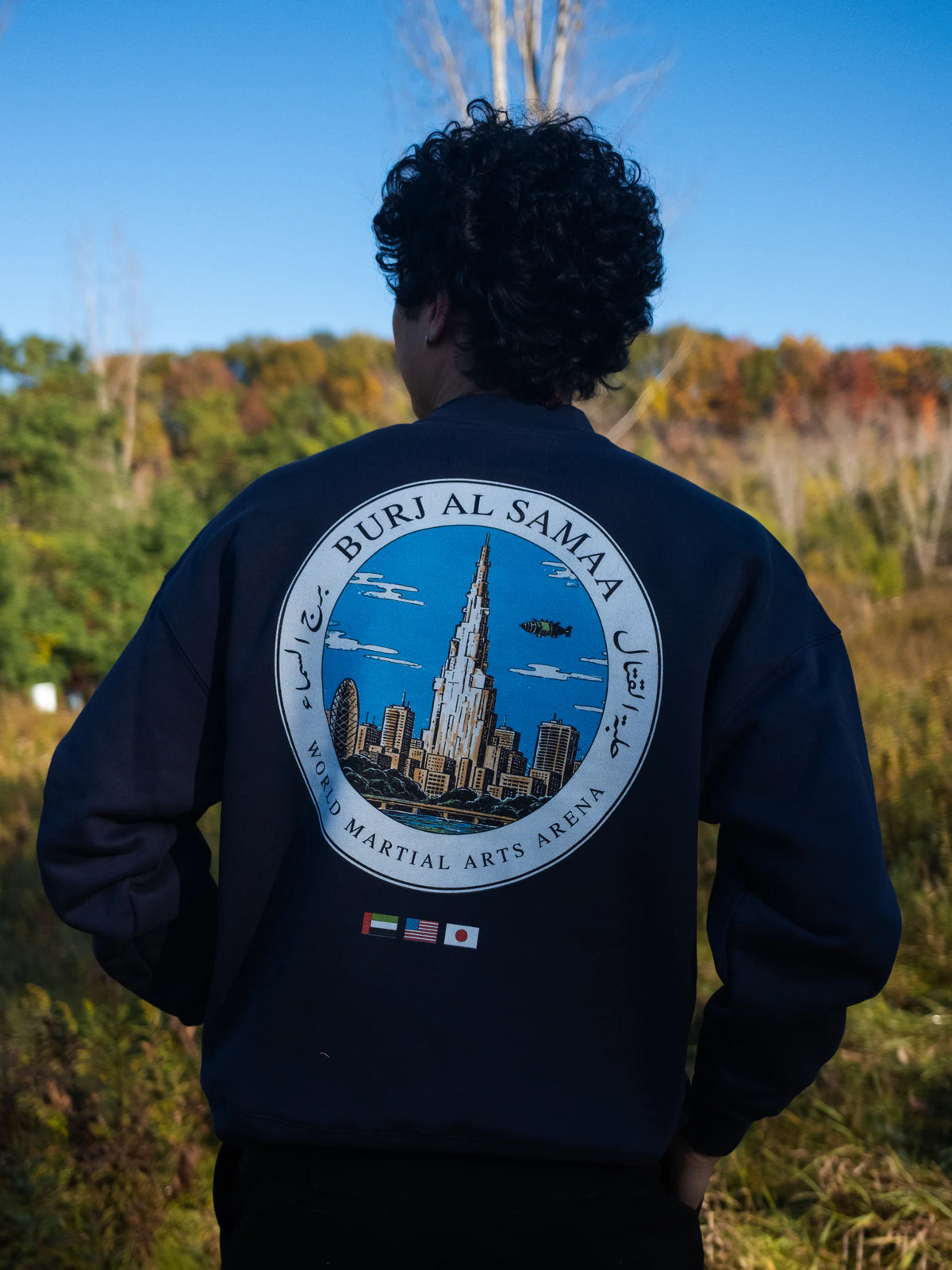Sky Tower Crewneck - Navy