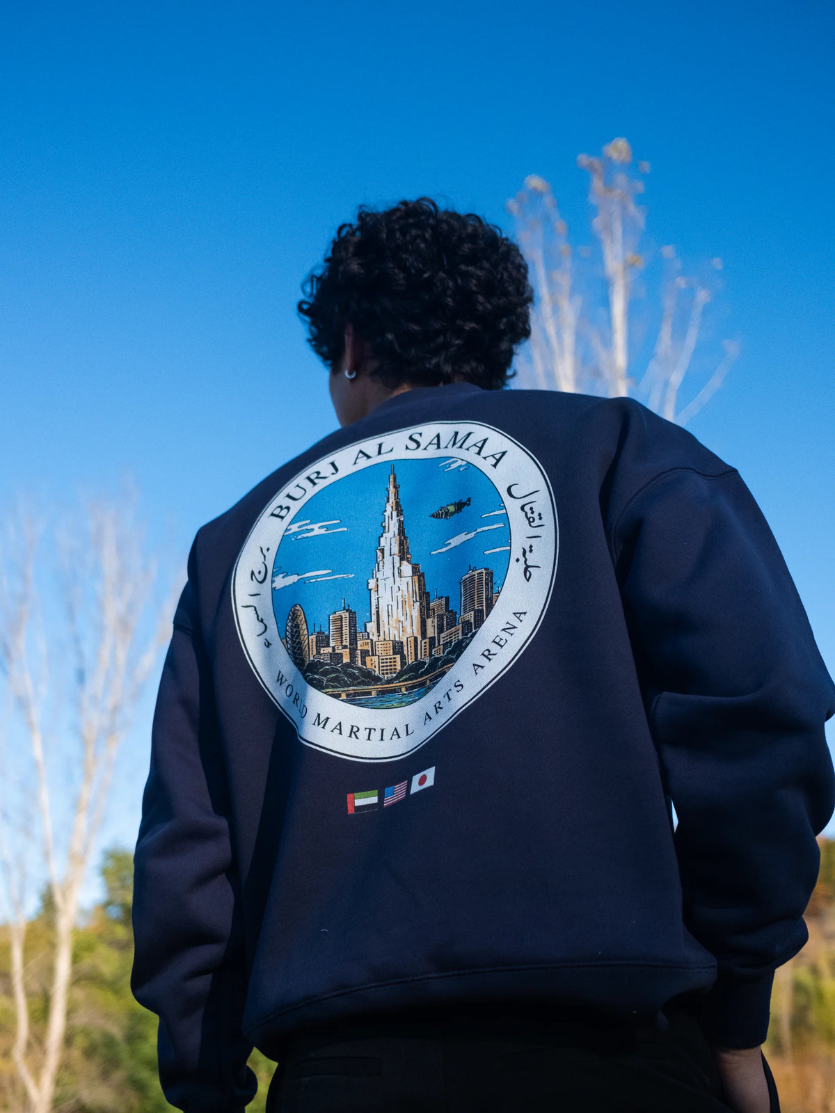 Sky Tower Crewneck - Navy