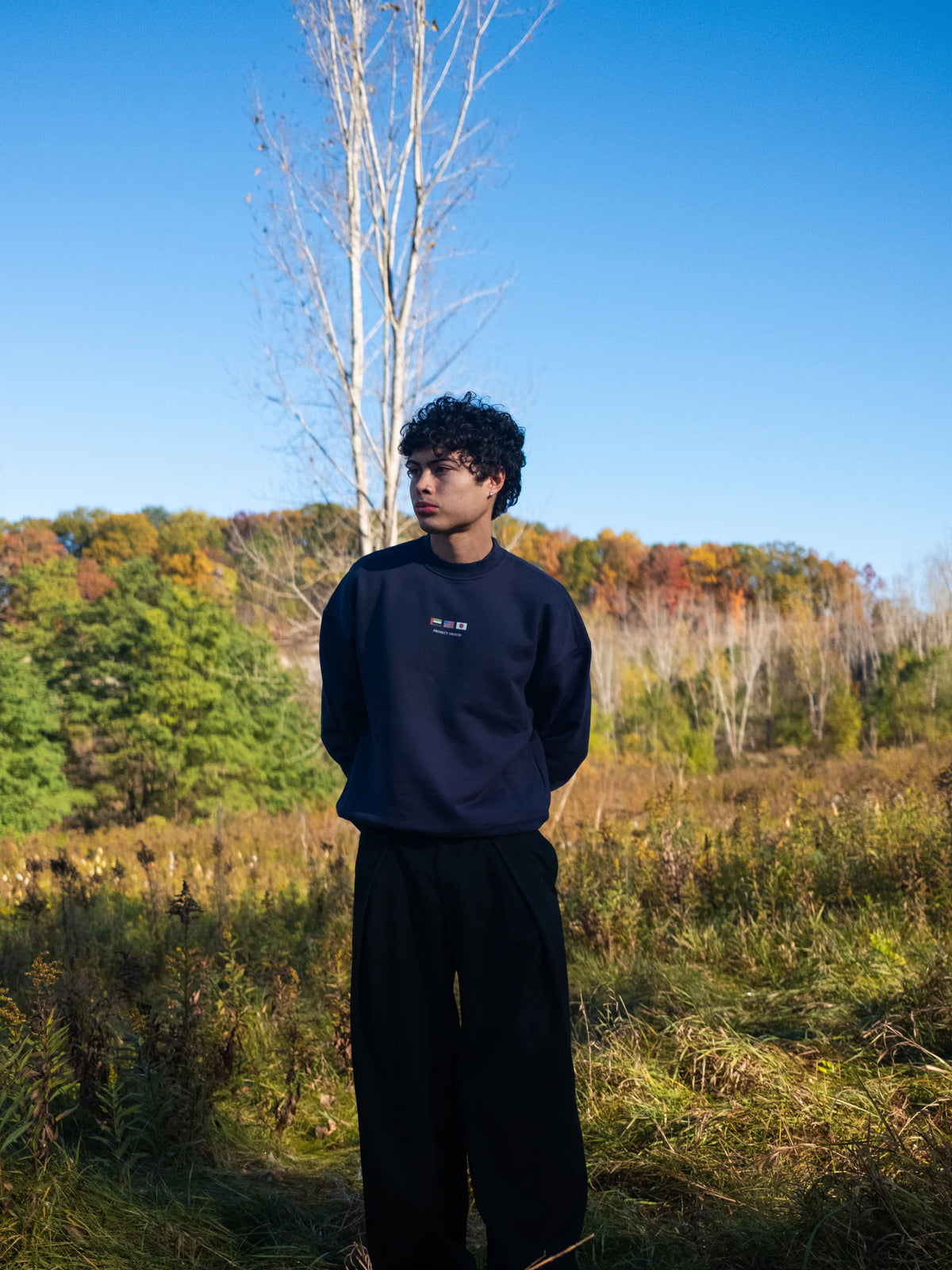Sky Tower Crewneck - Navy