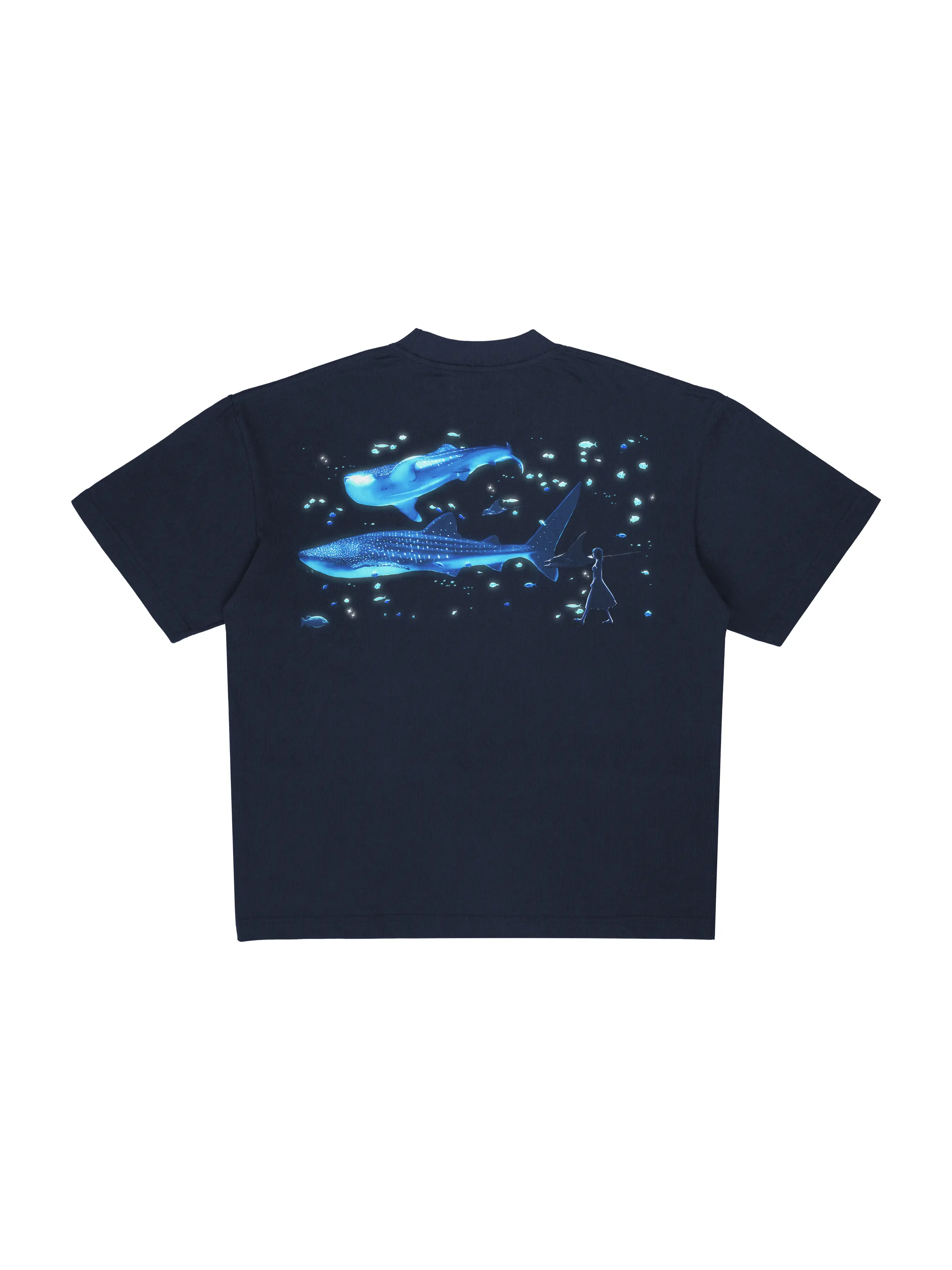 Aquarium Tee - Navy