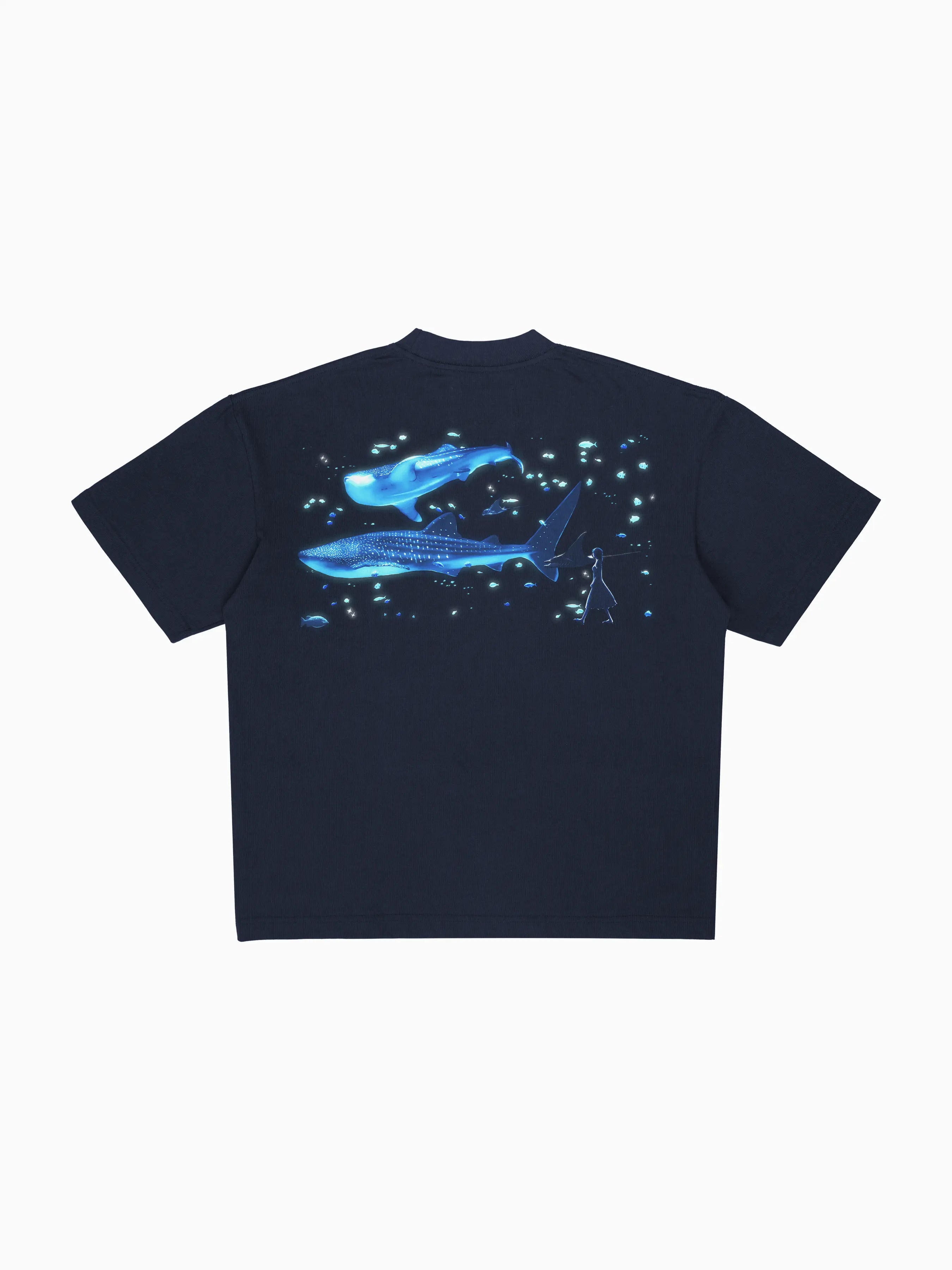 Aquarium Tee - Navy