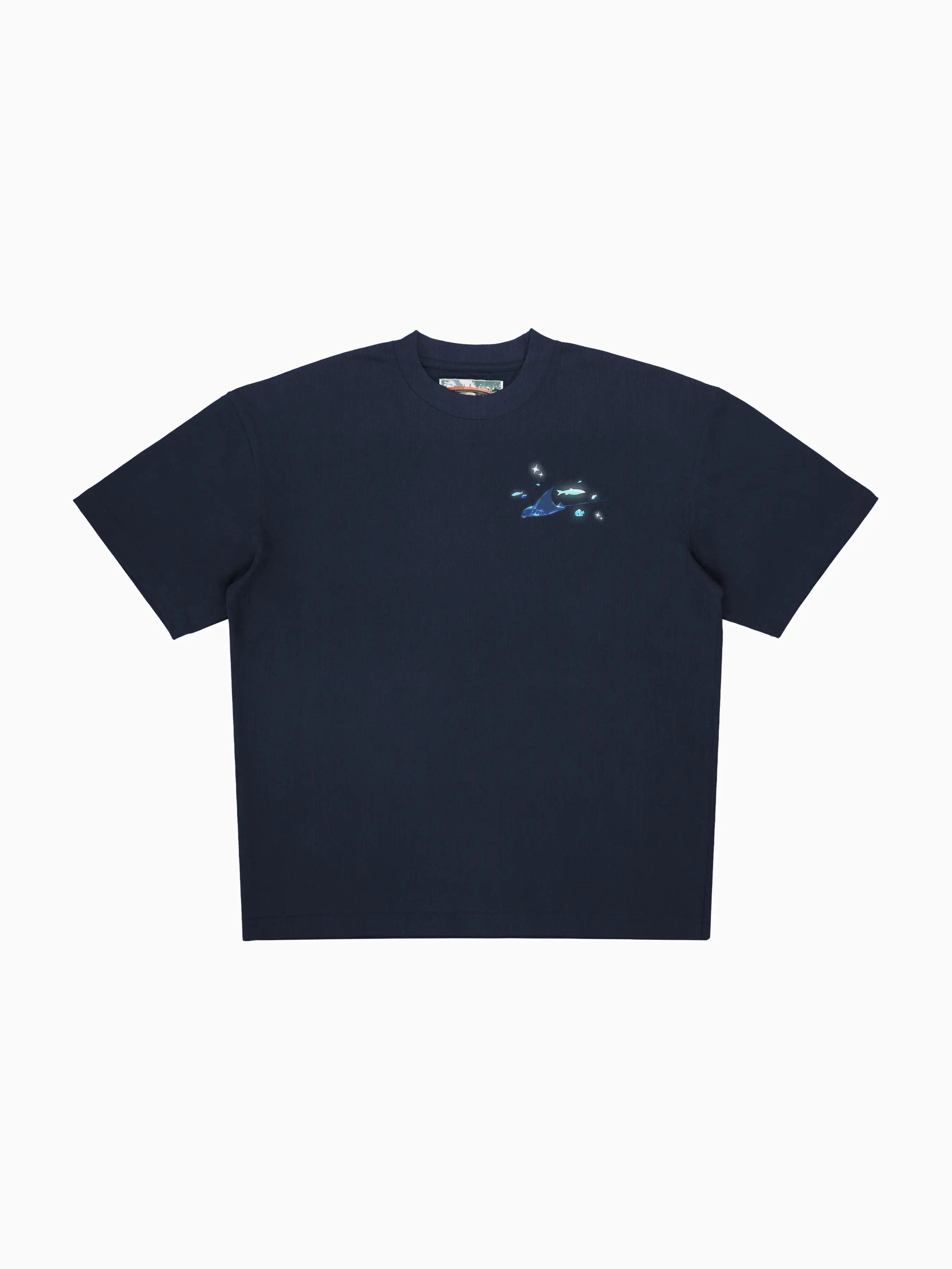Aquarium Tee - Navy