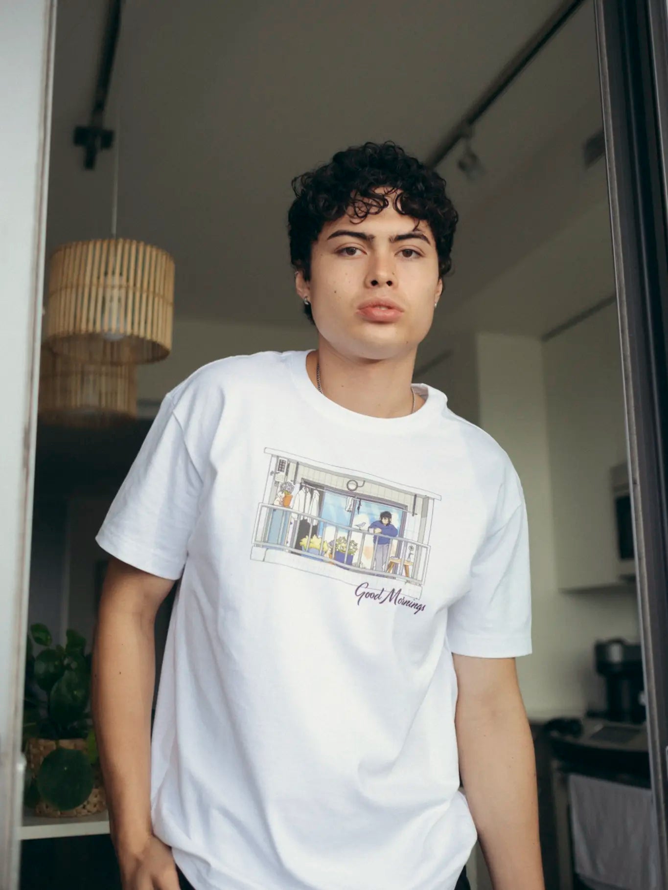 Balcony Box Tee - White