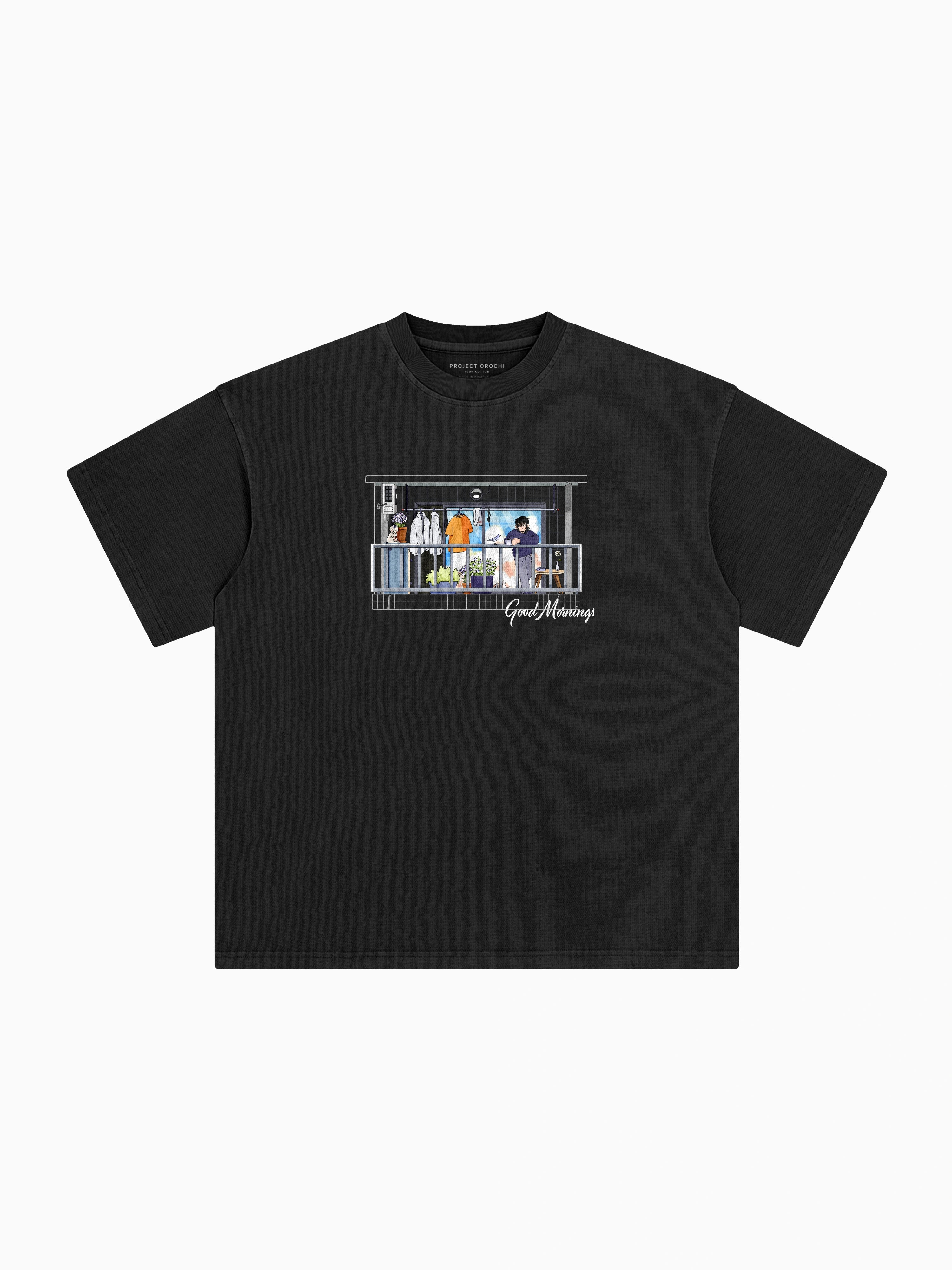 Balcony Box Tee - Black