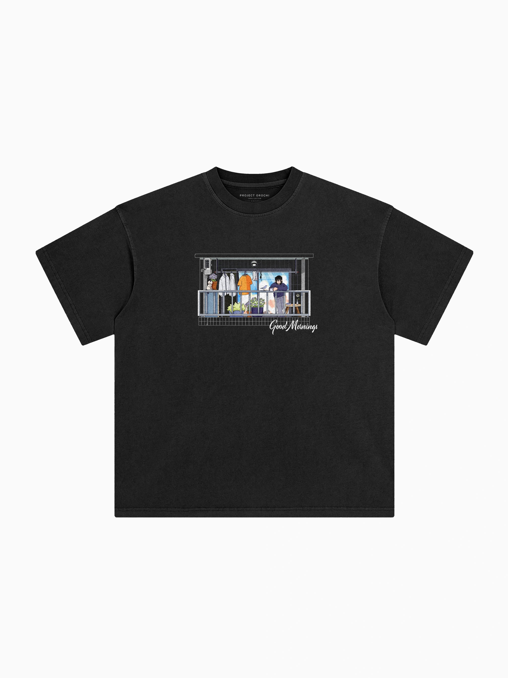 Balcony Box Tee - Black