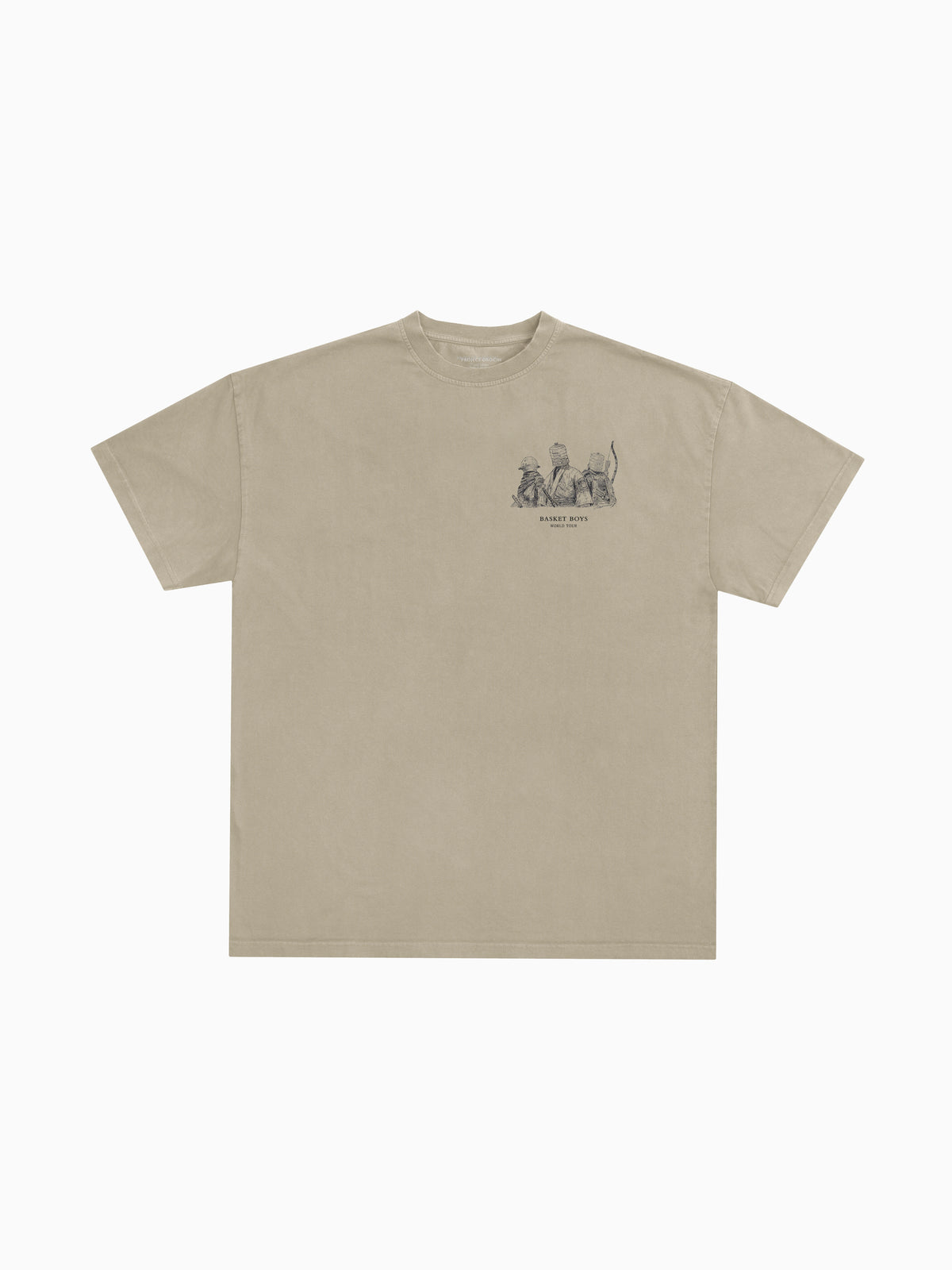 Basket Boys Tee - Sand (front mockup)