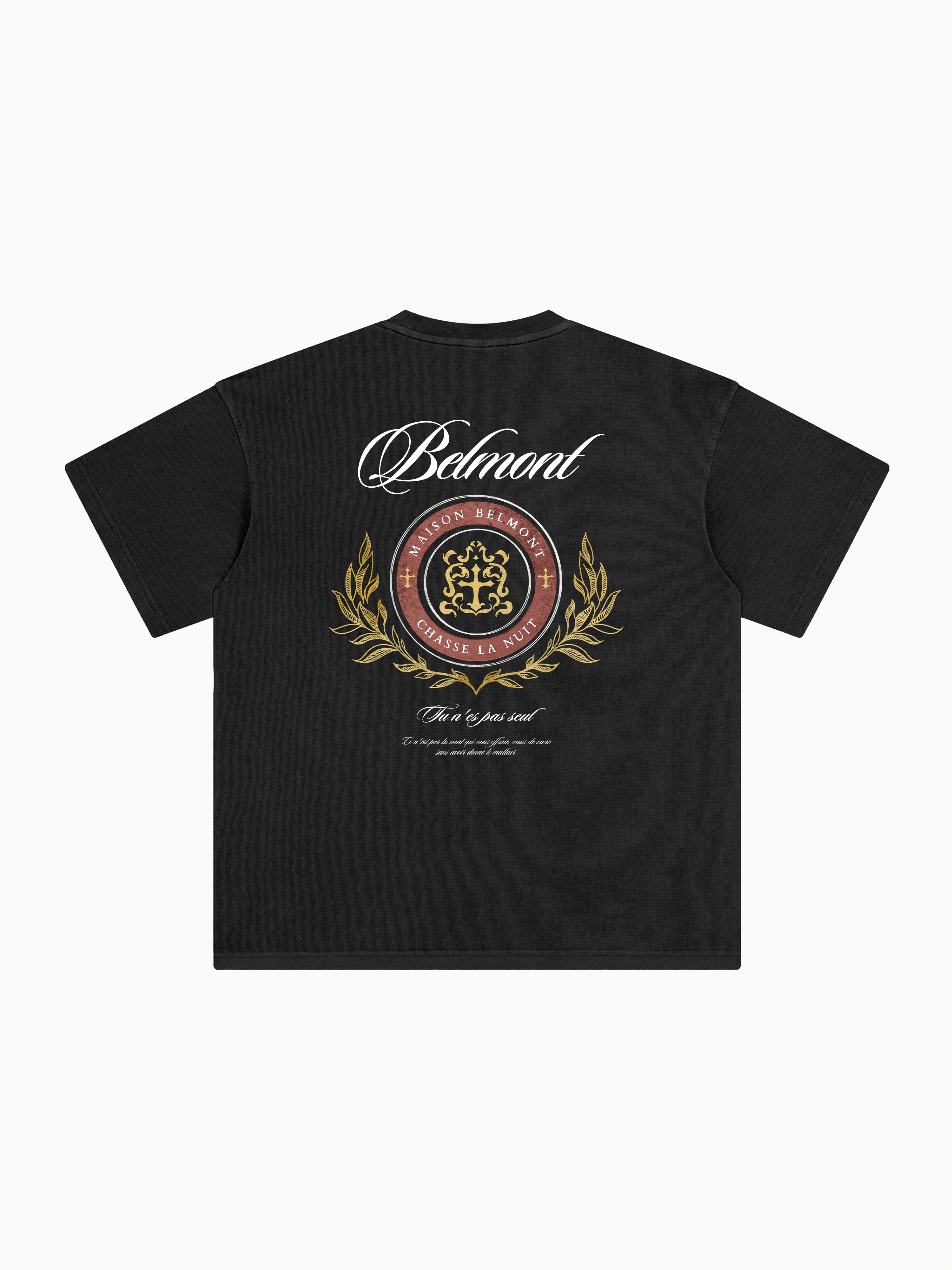 Belmont Box Tee - Black