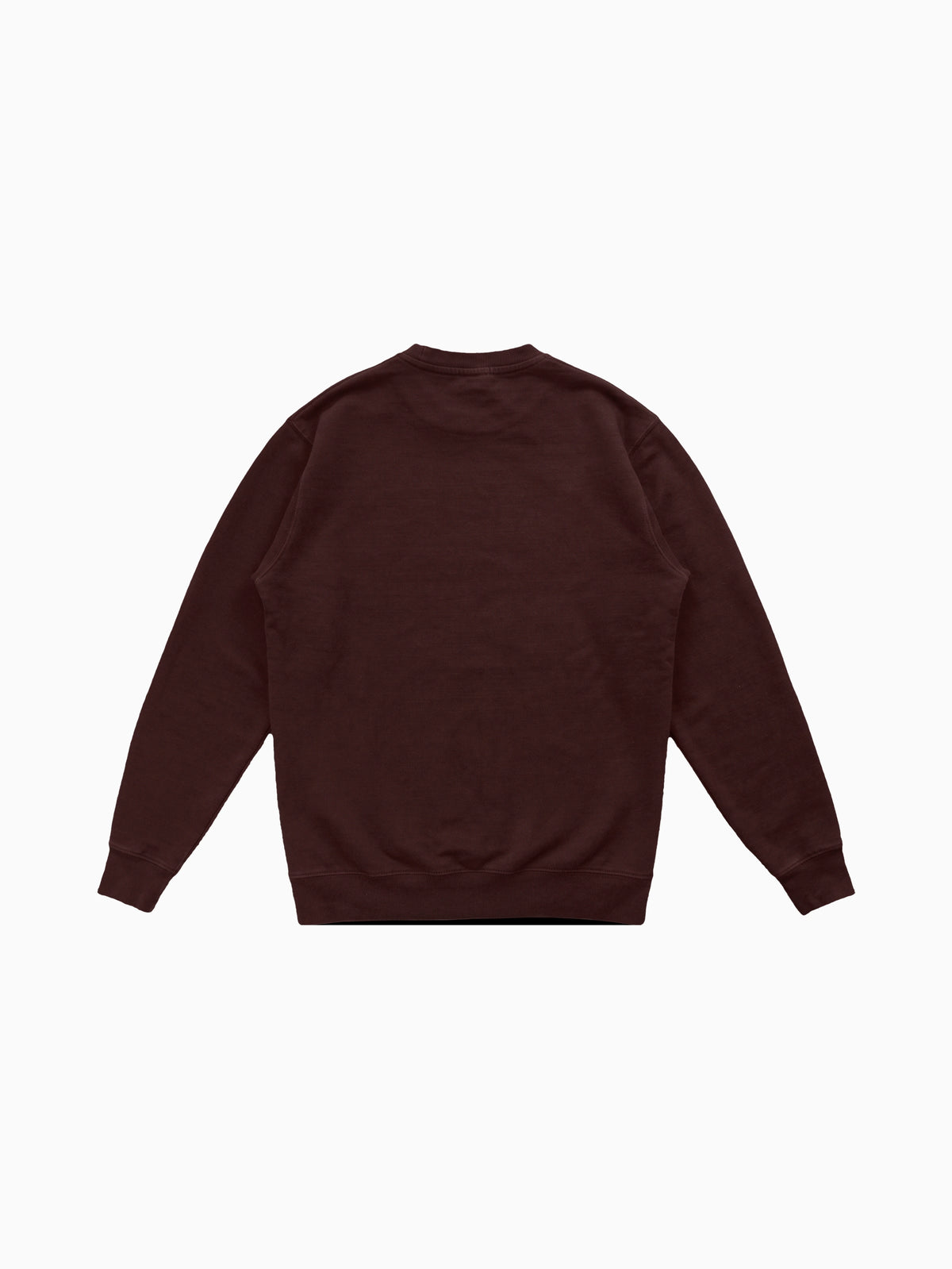 Blank Crewneck - Maroon (back mockup)