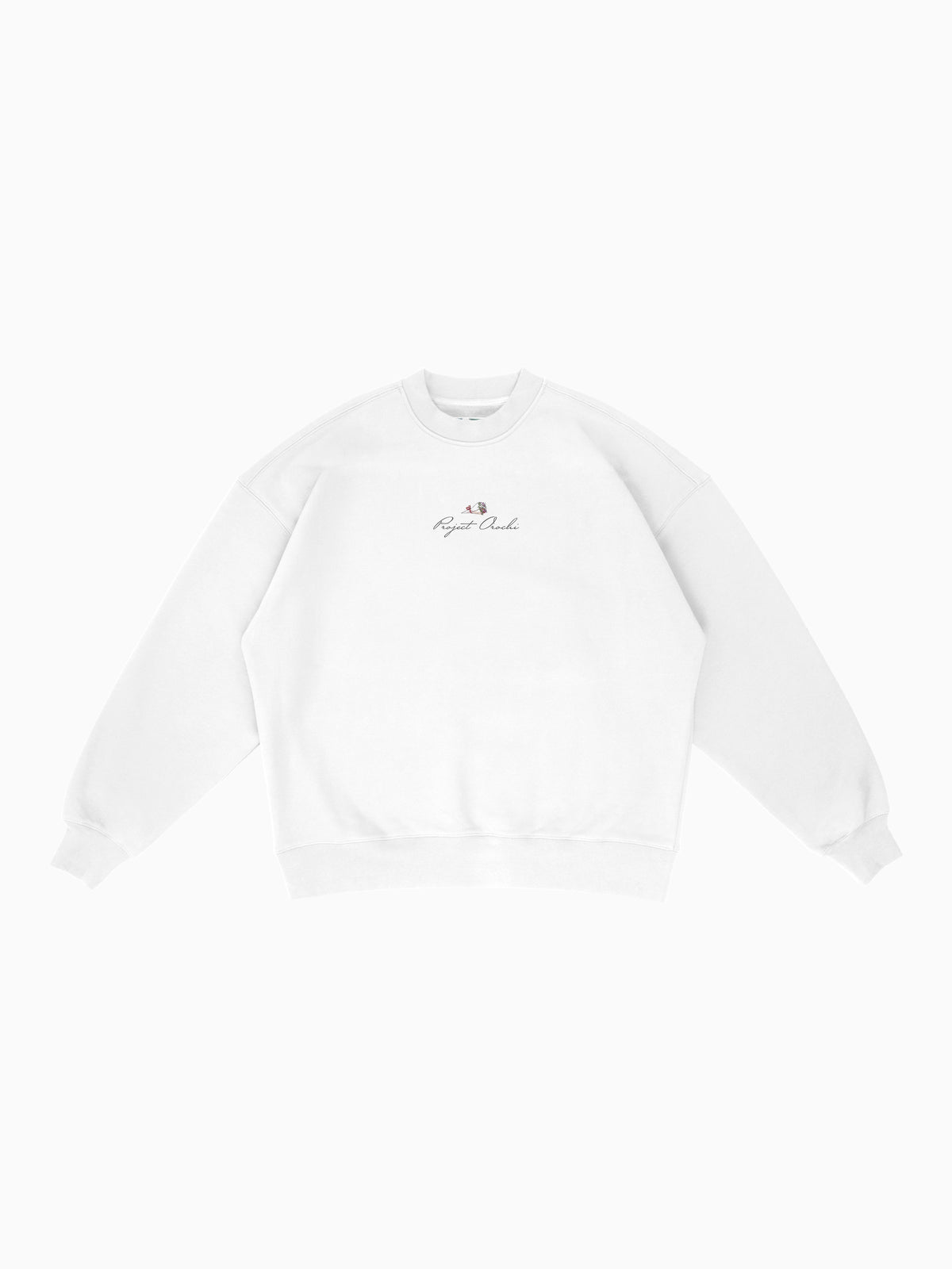 Cafe Box Crewneck - White