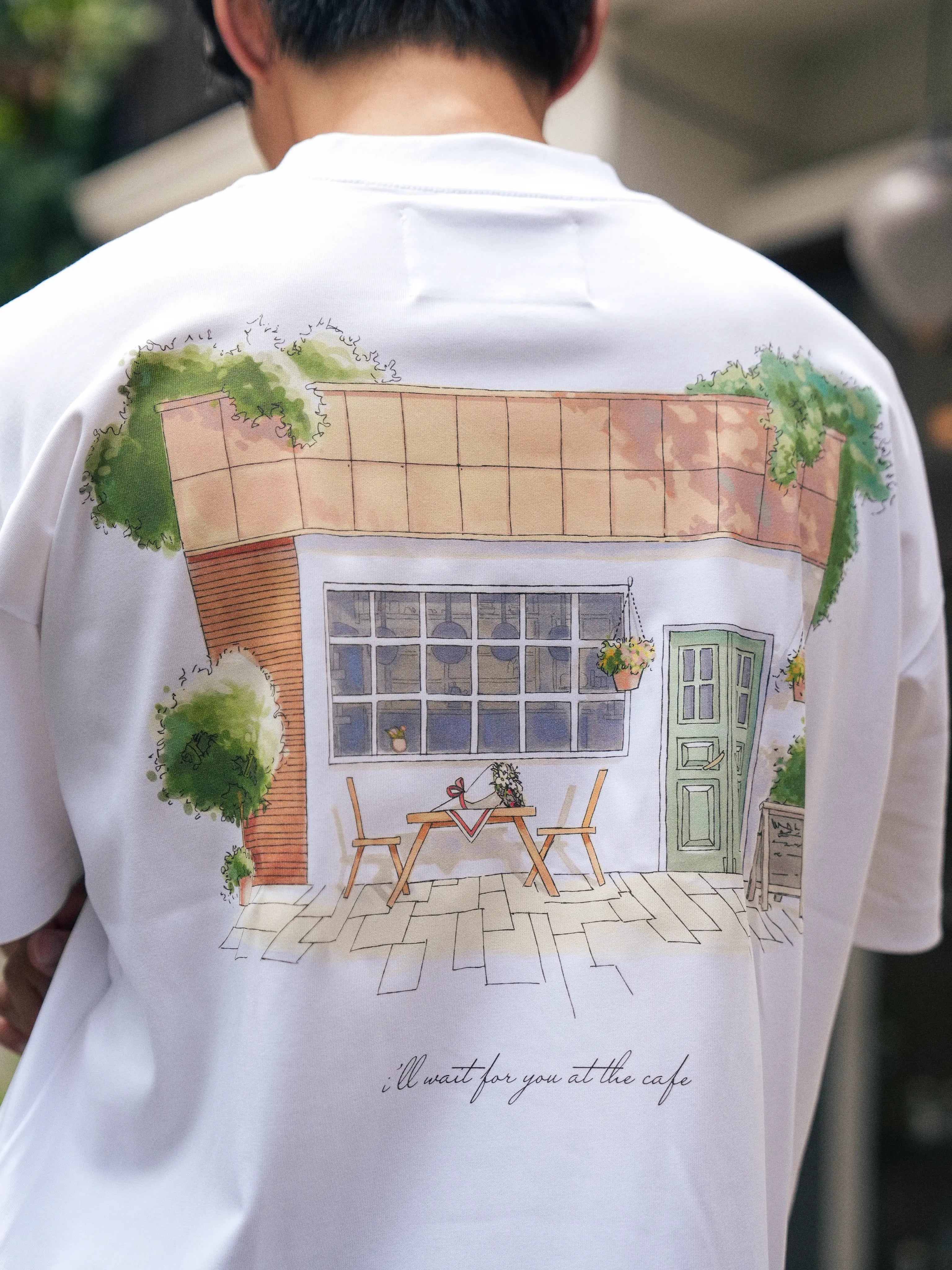 Cafe Tee - White