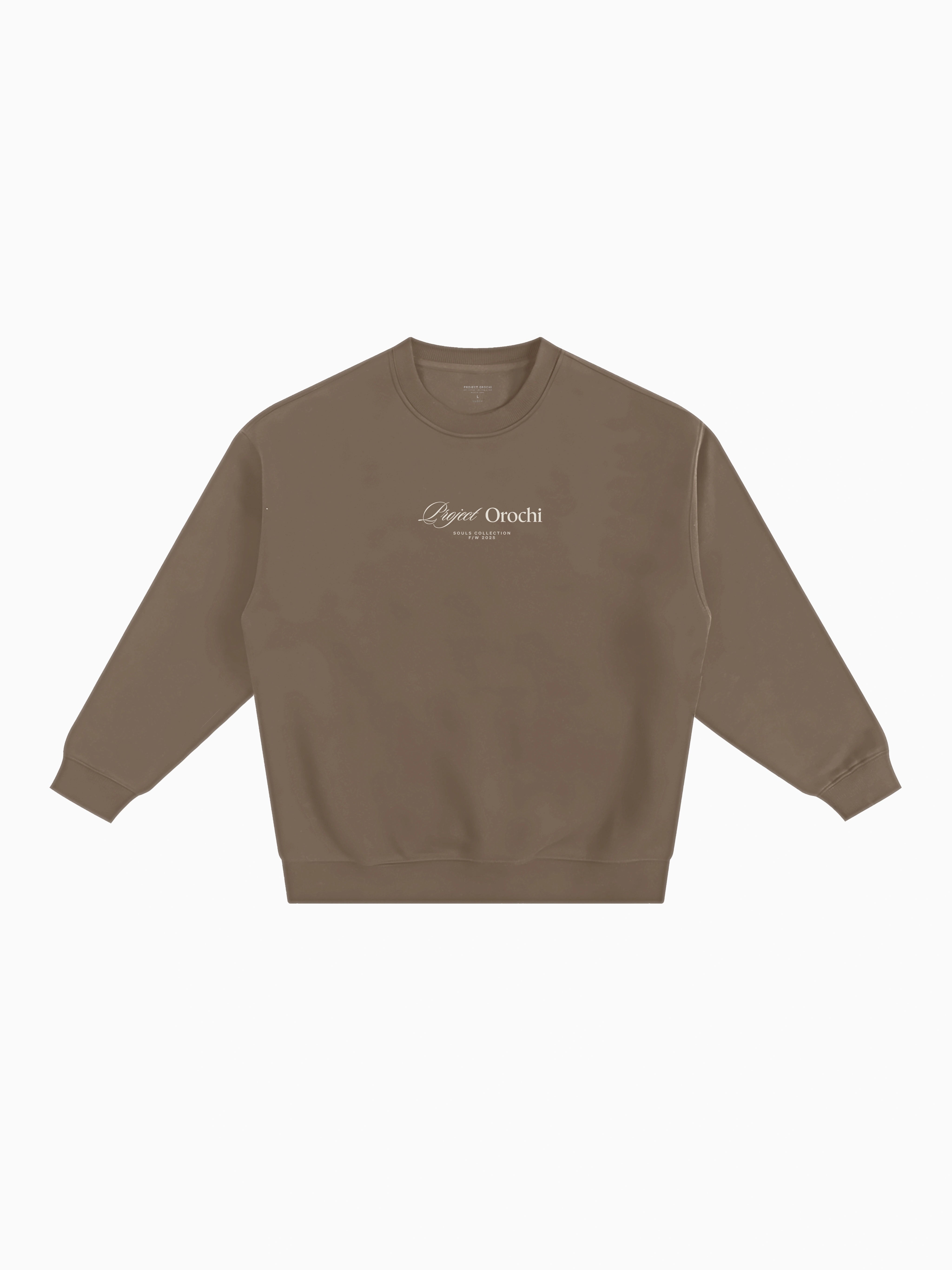 Cavalieri Box Crewneck - Coffee