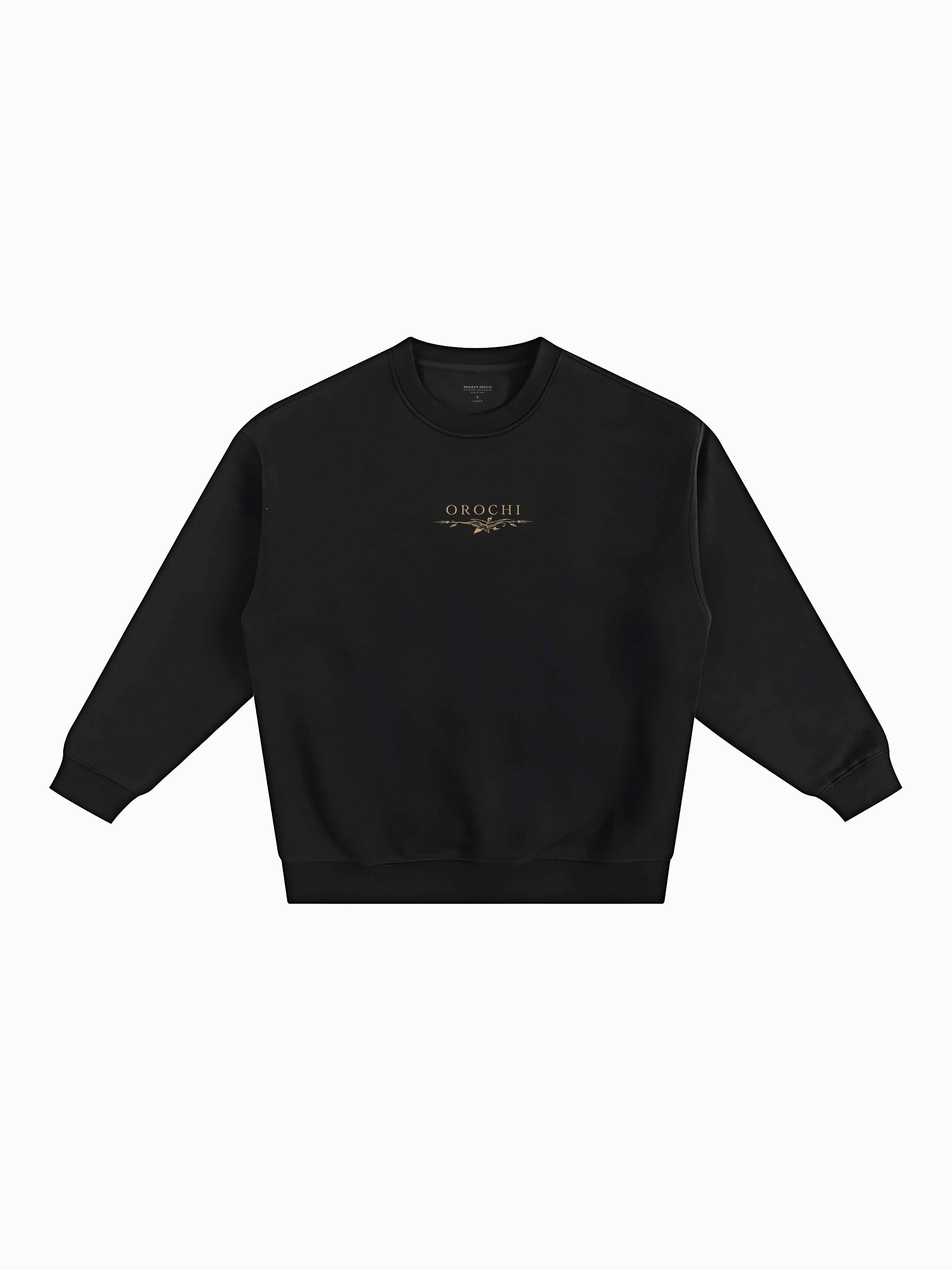 Cavalieri Box Crewneck - Black