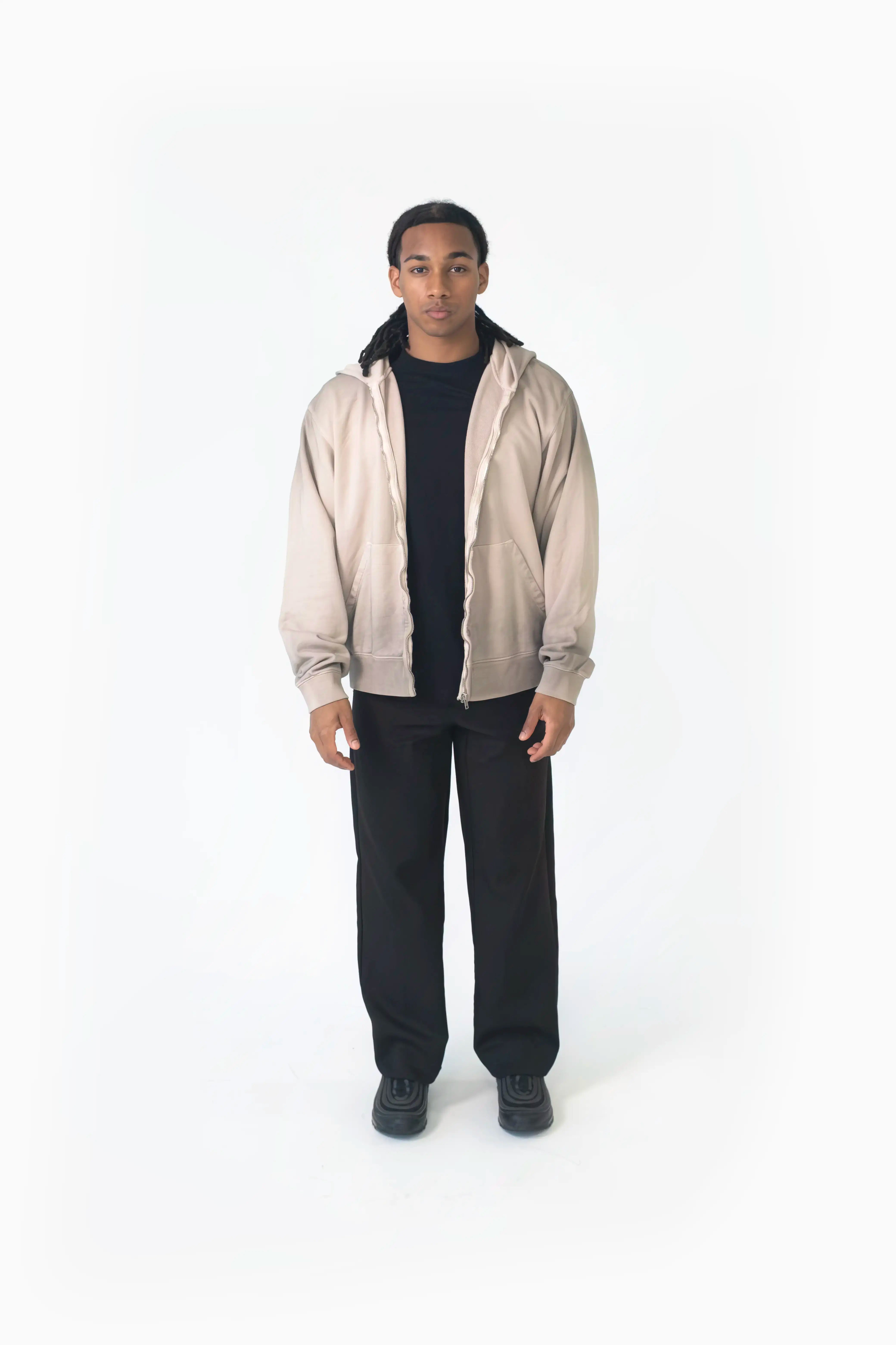 Cyber Kensei Zip Hoodie - Chai