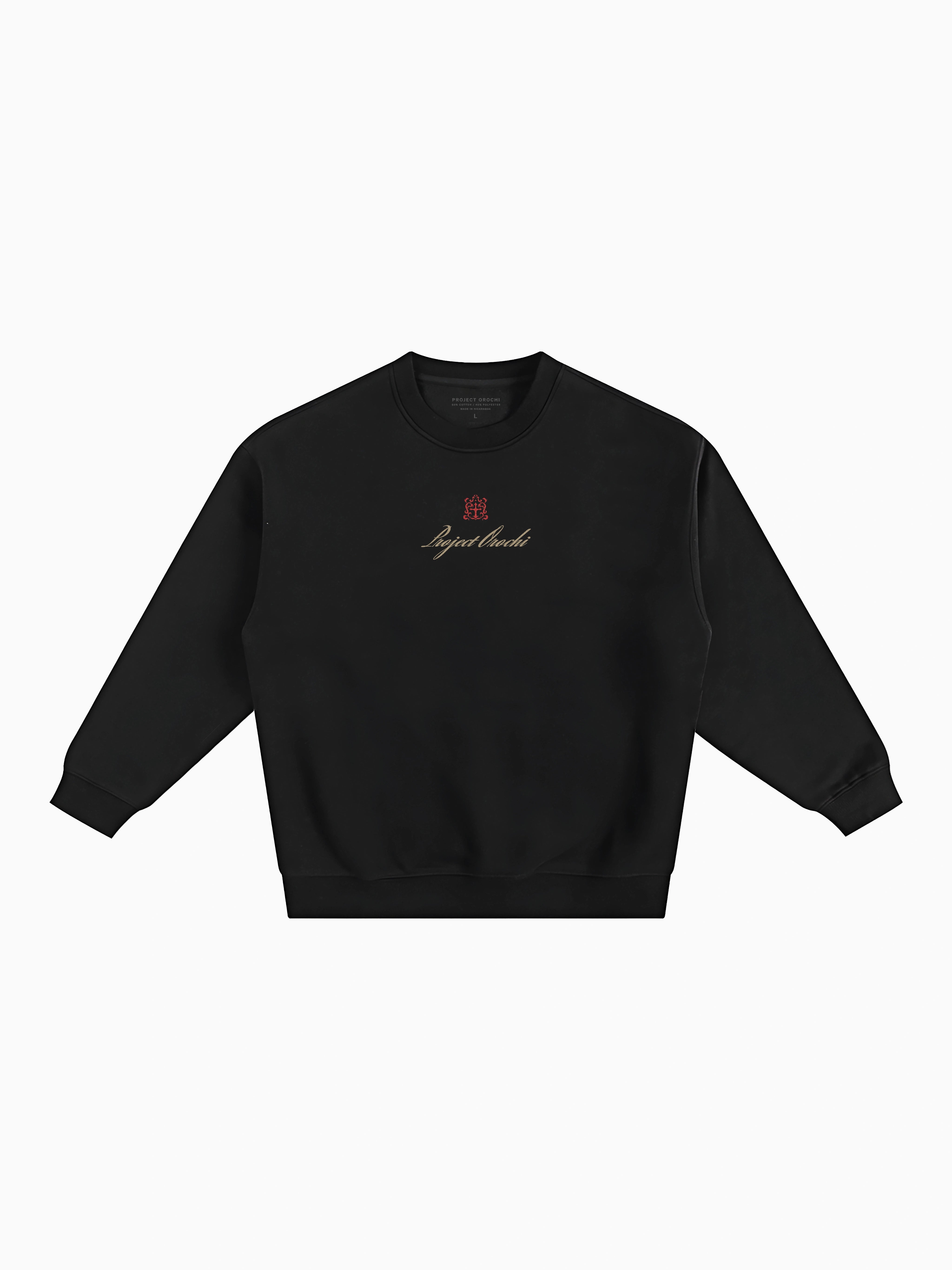 Belmont Hold Box Crewneck - Black