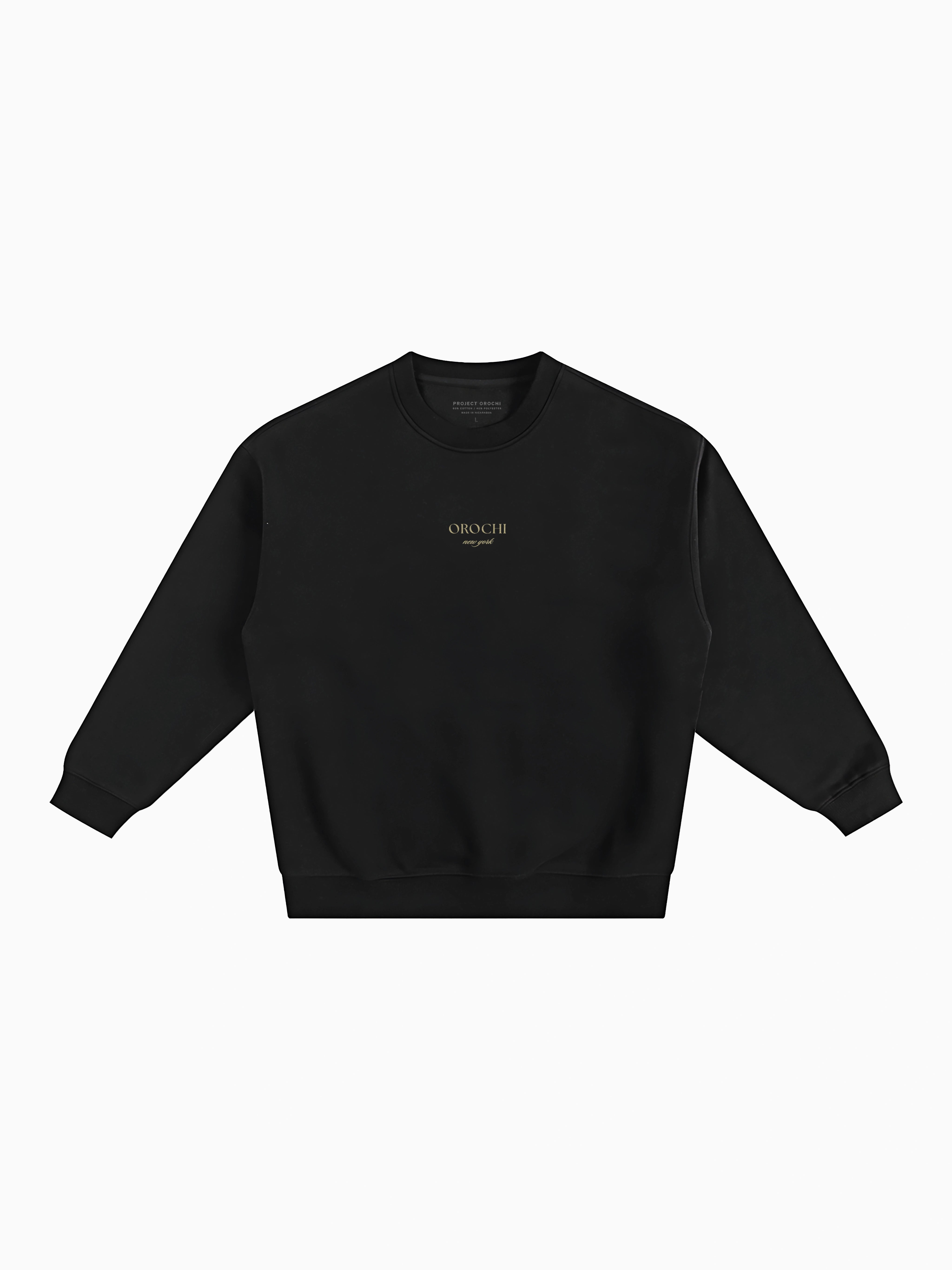 Citadel Box Crewneck - Black