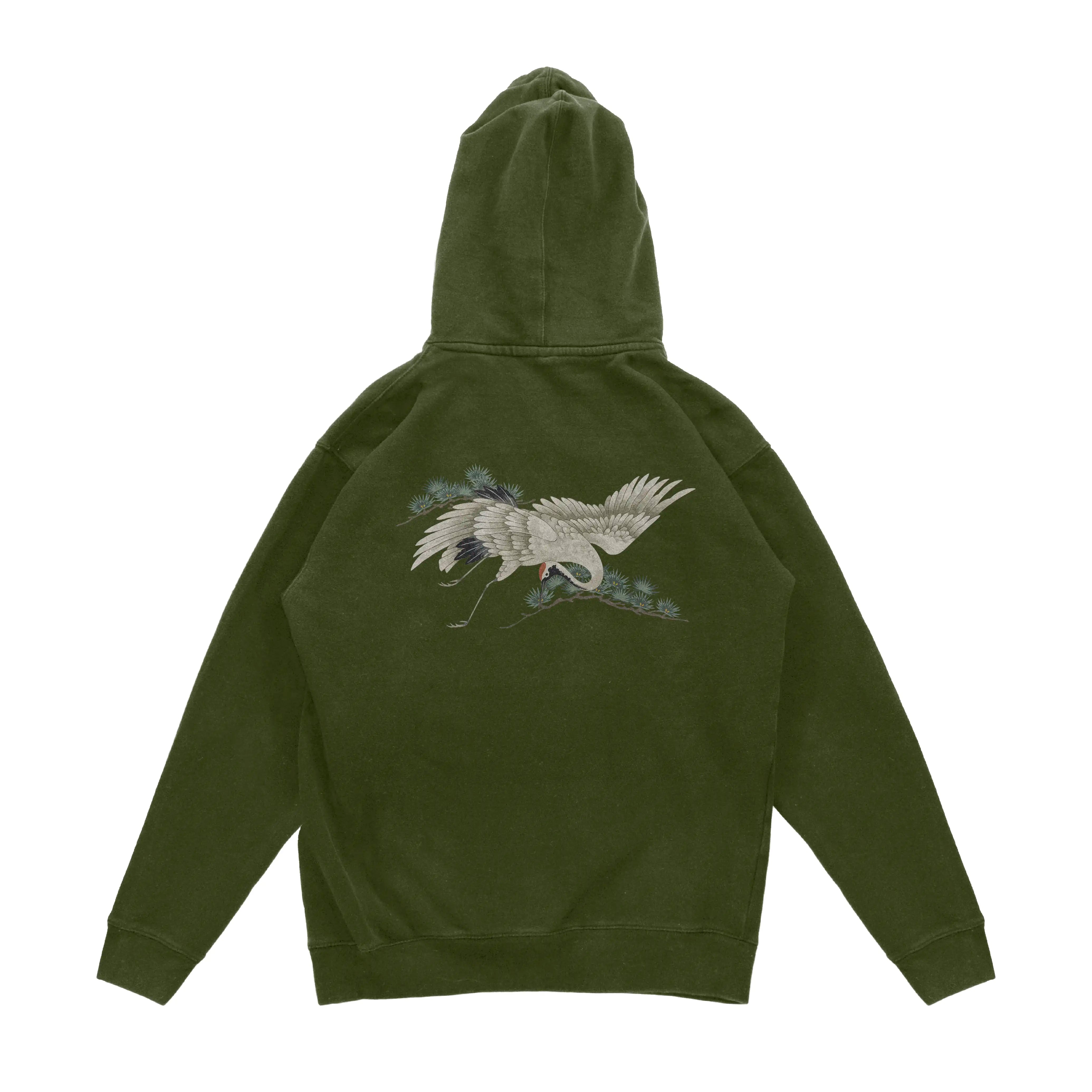 Crane Hoodie - Military Green