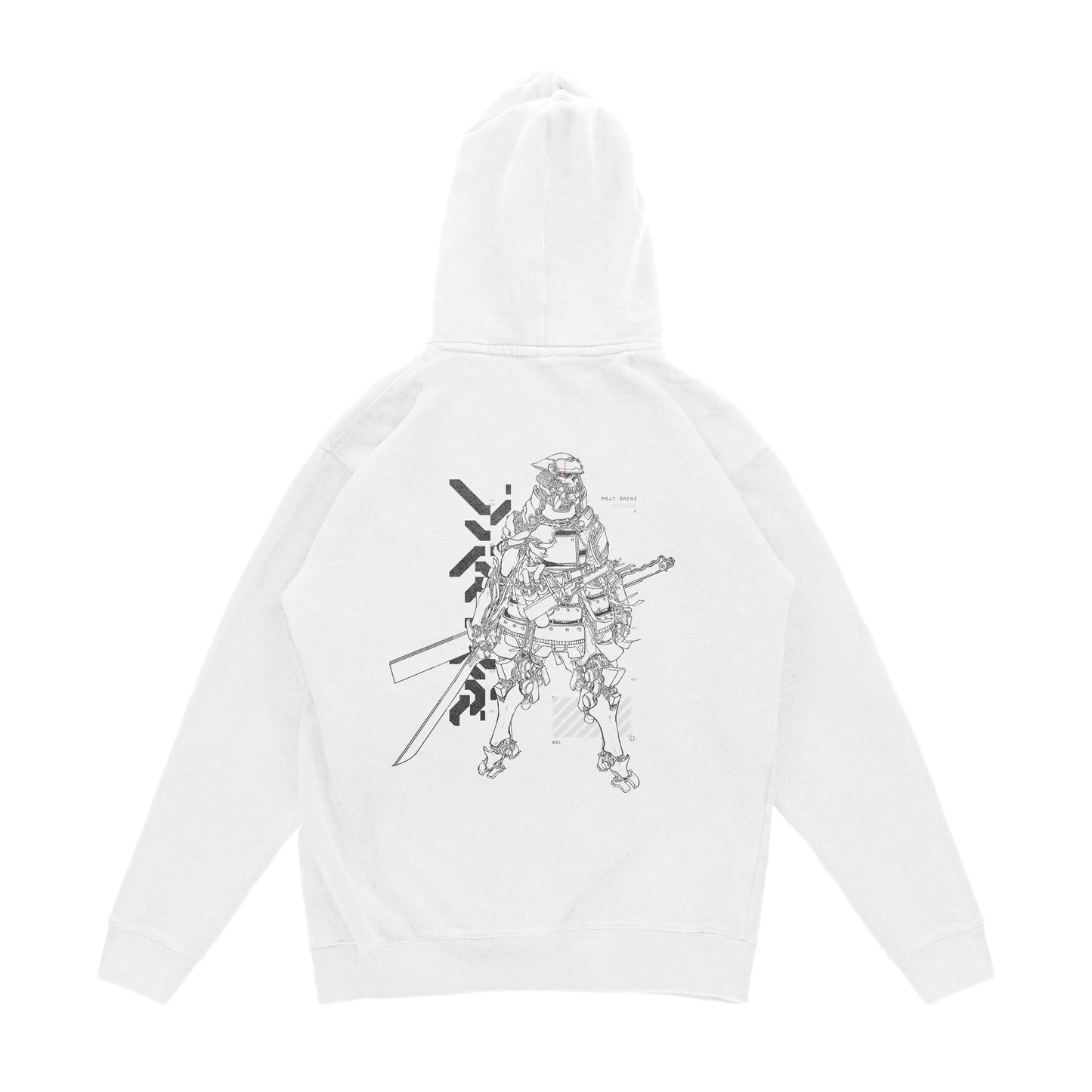Cyber Orochi Hoodie - White