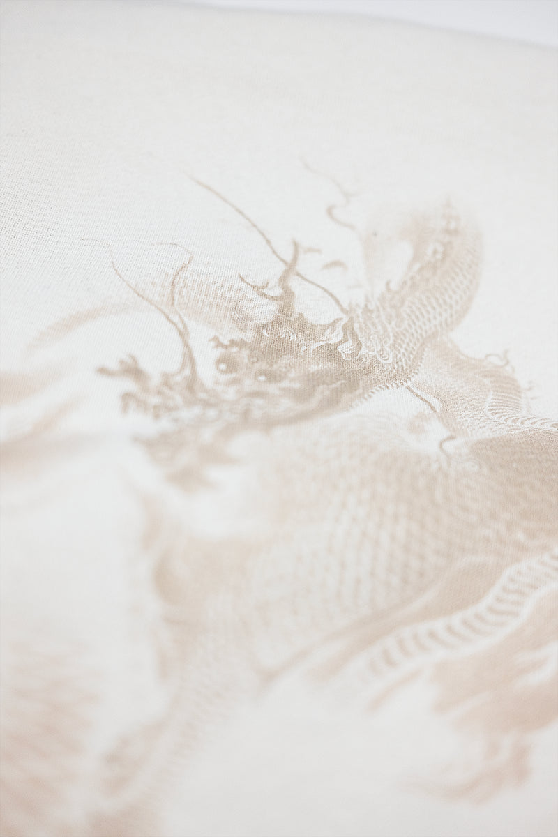 Dancing Dragons Box Hoodie - Dust