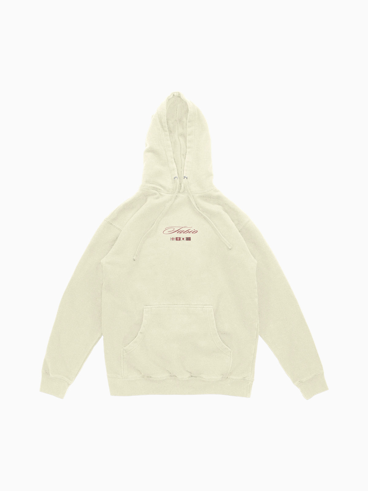 Fabio Hoodie - Bone (front mockup)