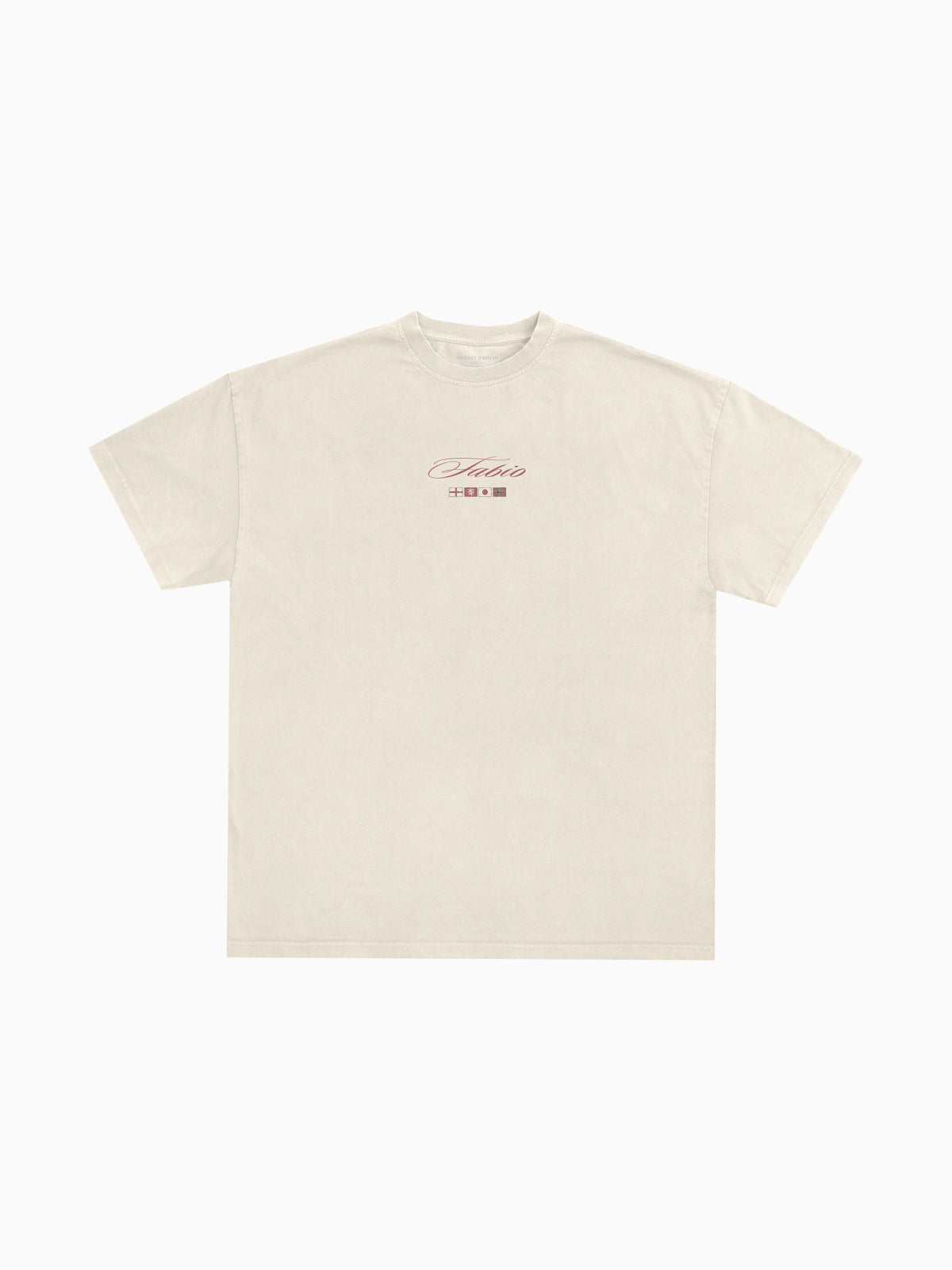 Fabio Tee - Natural (front mockup)