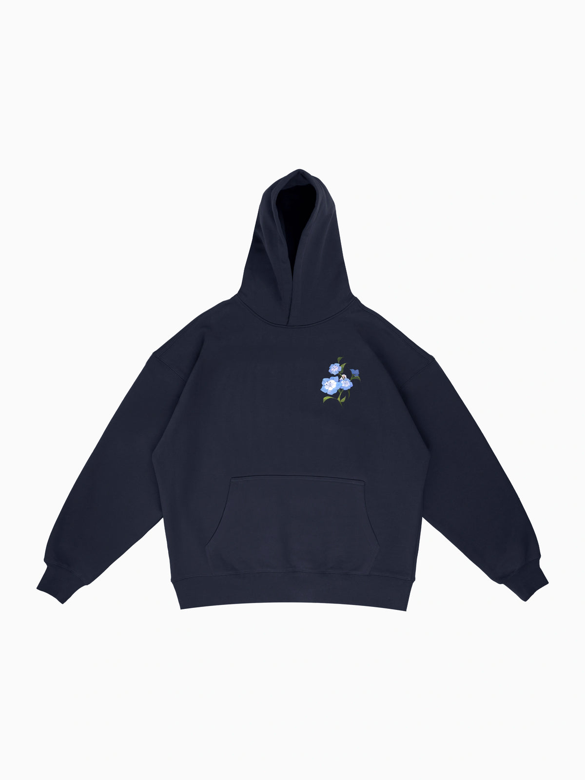 Flowerbed Hoodie - Navy