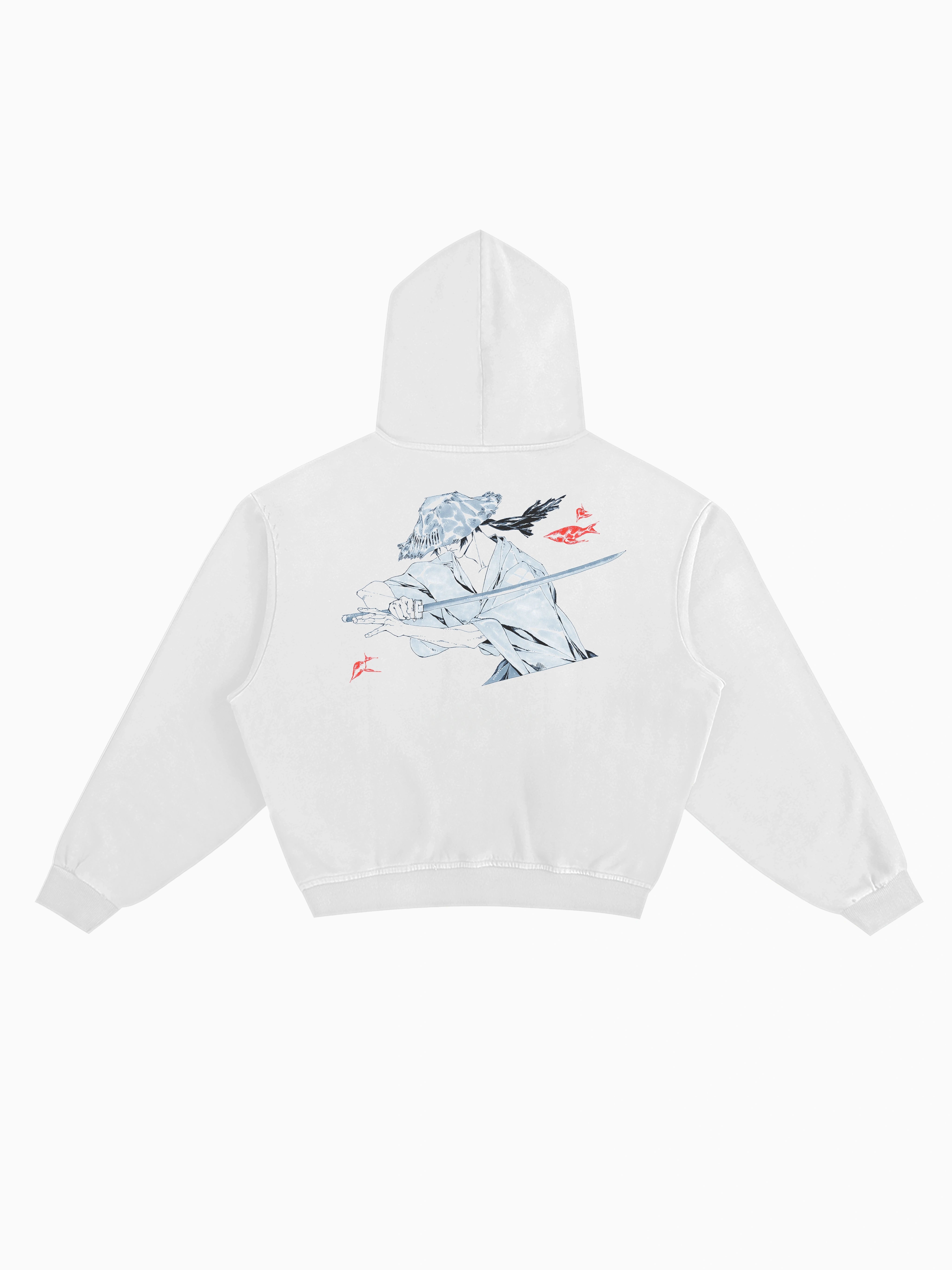 Flow of Water Box Hoodie - White