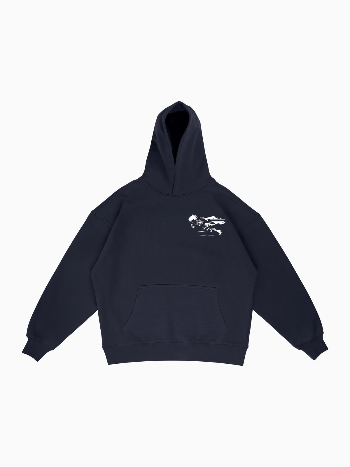 Godspeed Hoodie - Navy (front mockup)