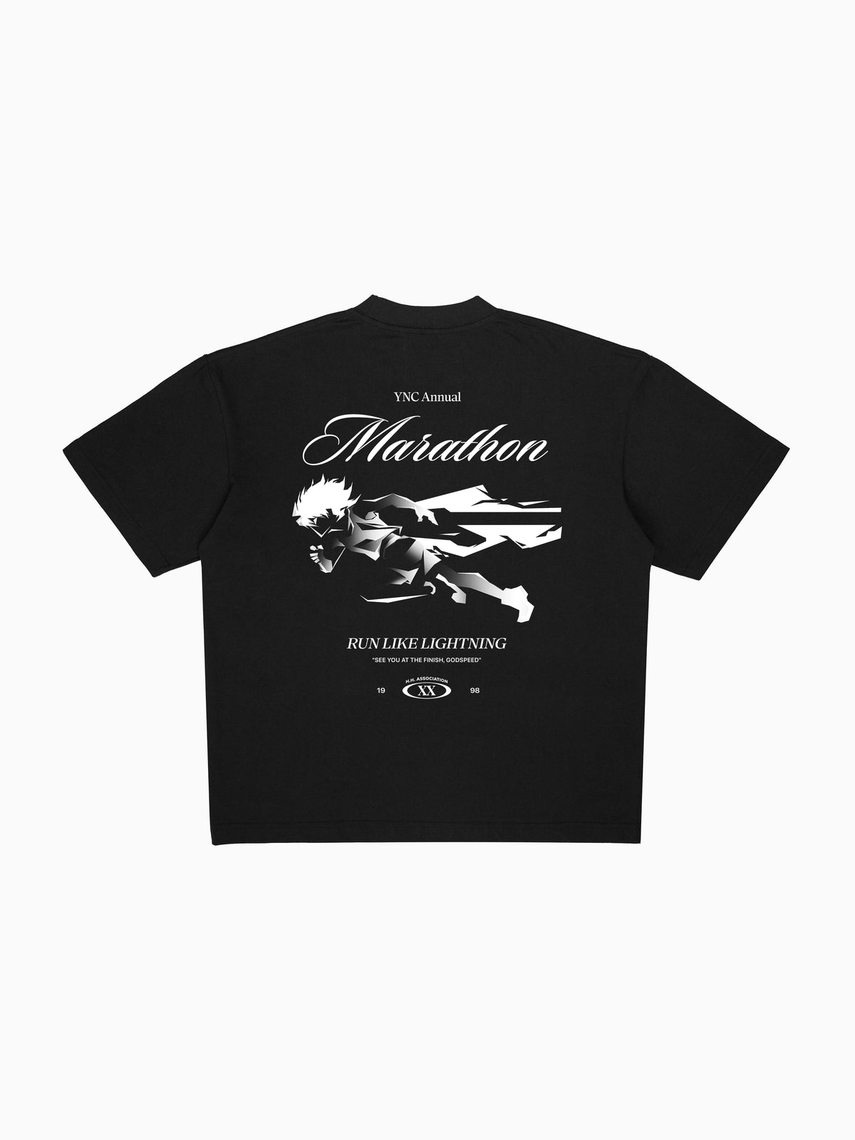 Godspeed Tee - Black (back mockup)