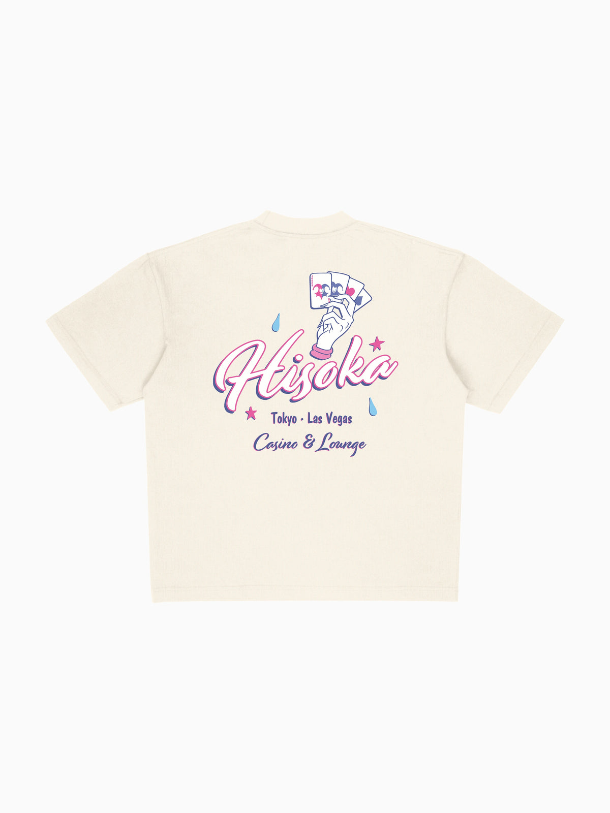 Hisoka Tee - Natural (back mockup)