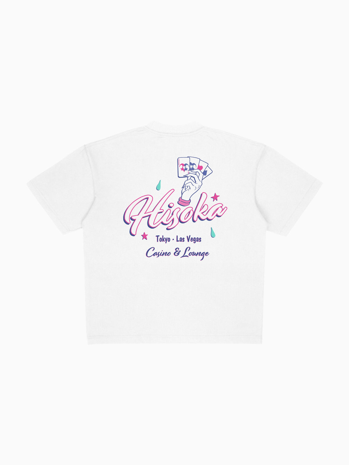 Hisoka Tee - White (back mockup)