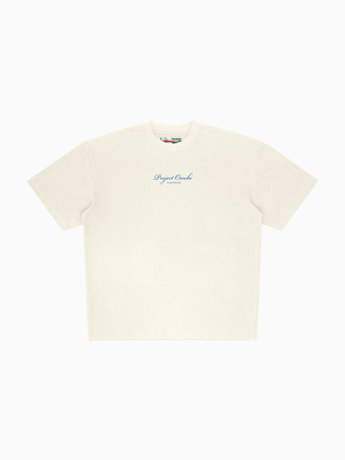 House on a Hill Tee - Natural (front mockup)
