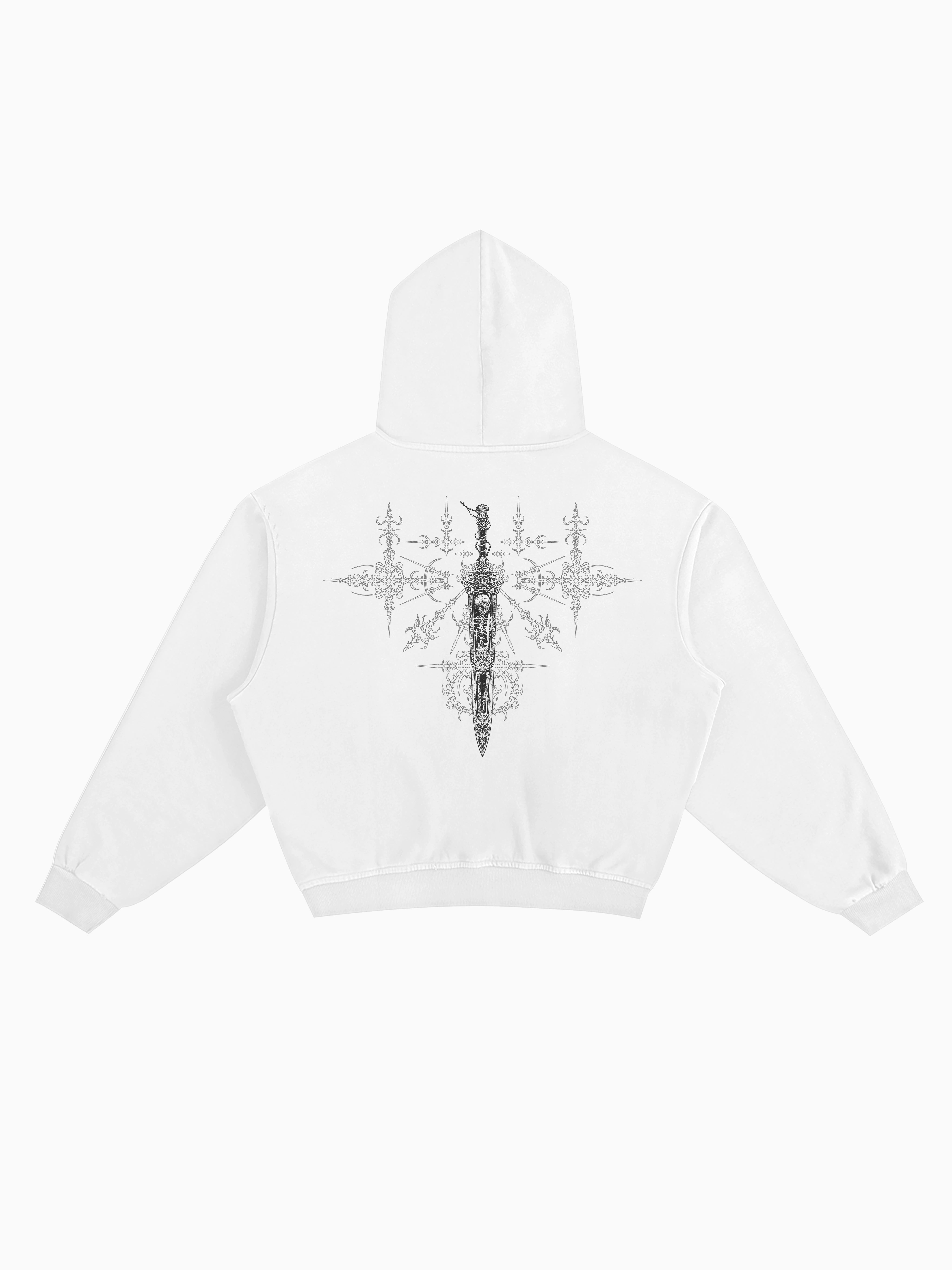 Judicator Box Hoodie - White
