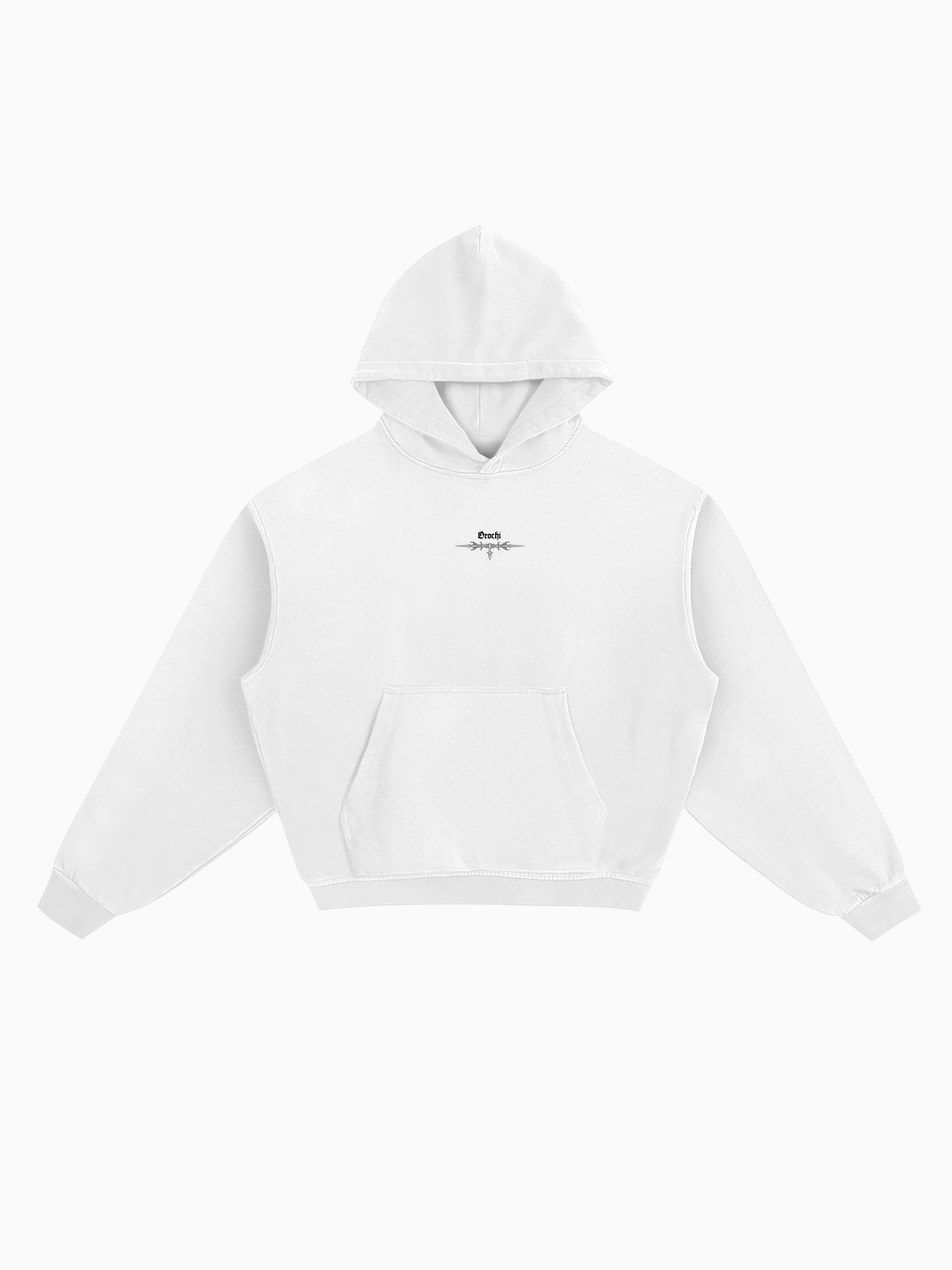 Judicator Box Hoodie - White