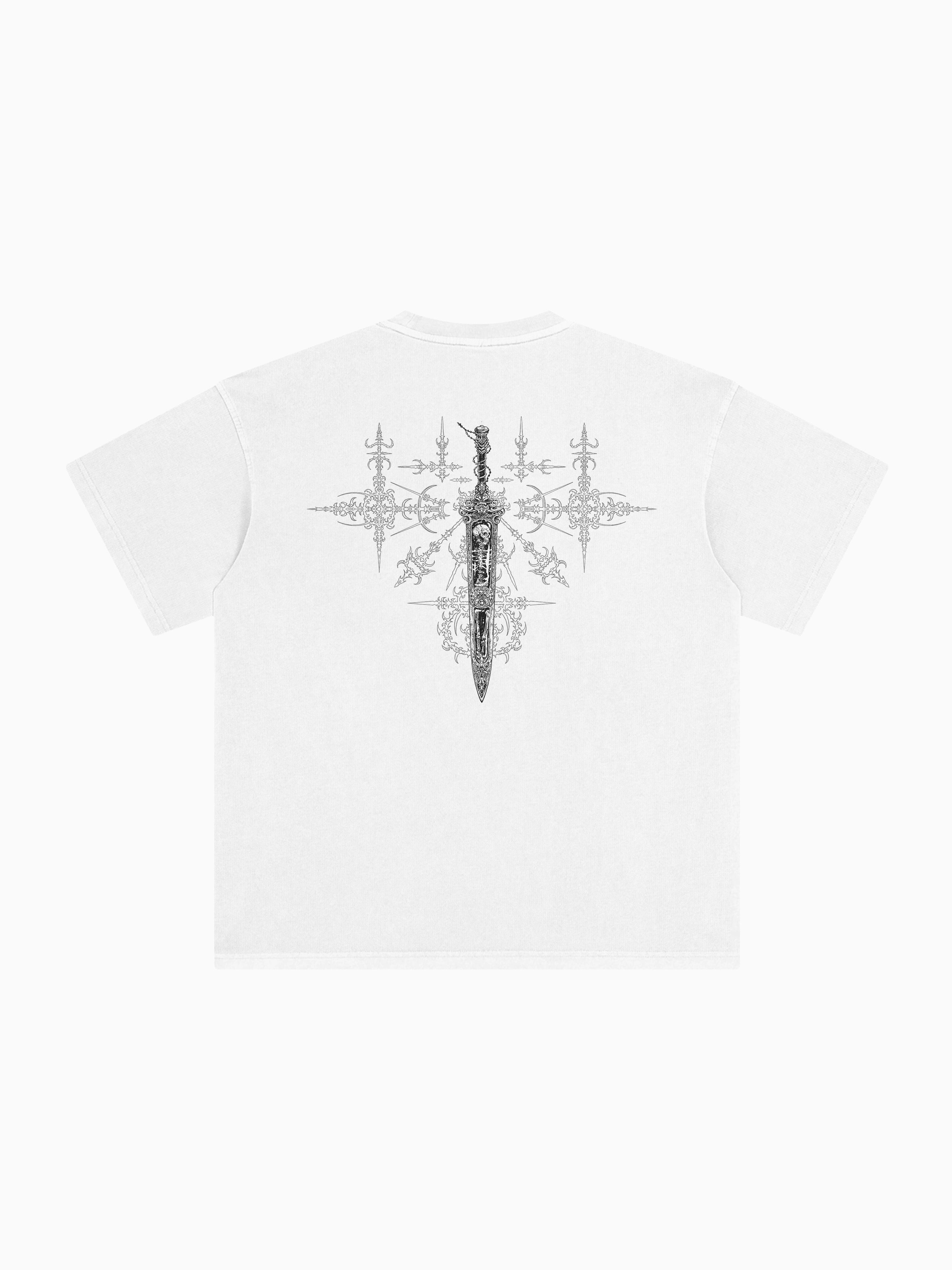 Judicator Box Tee - White
