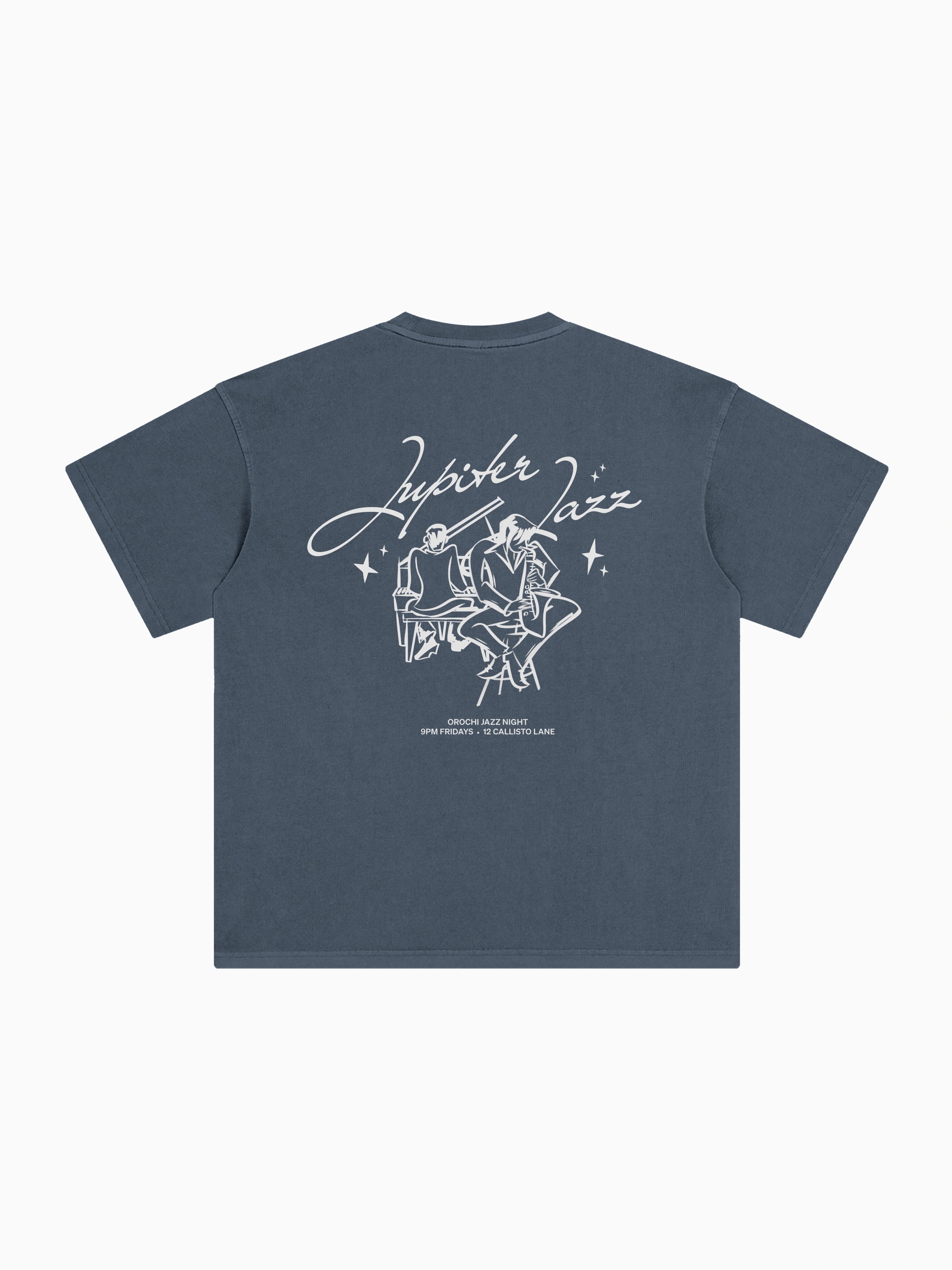 Jupiter Jazz Box Tee - Slate