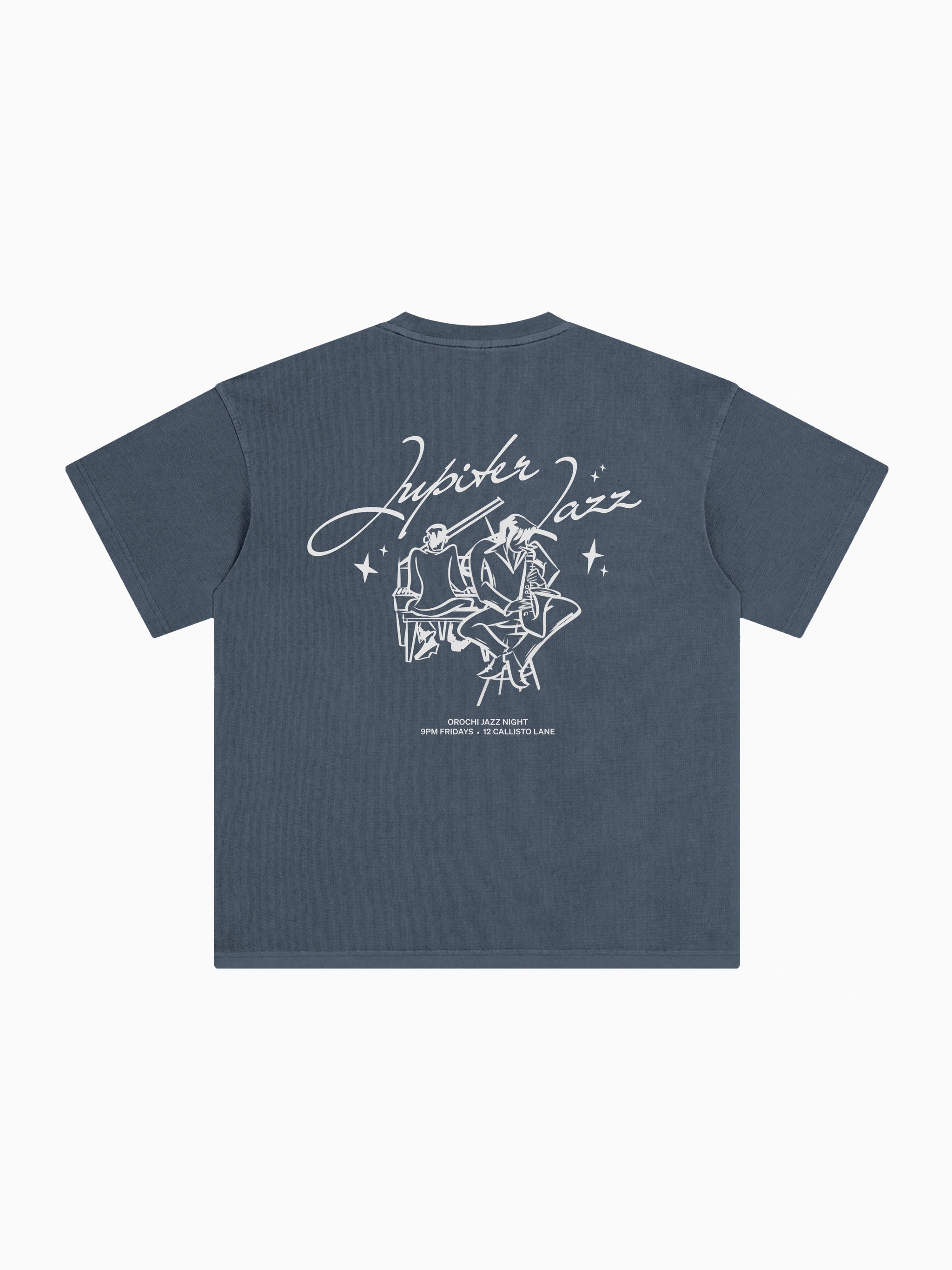 Jupiter Jazz Box Tee - Slate