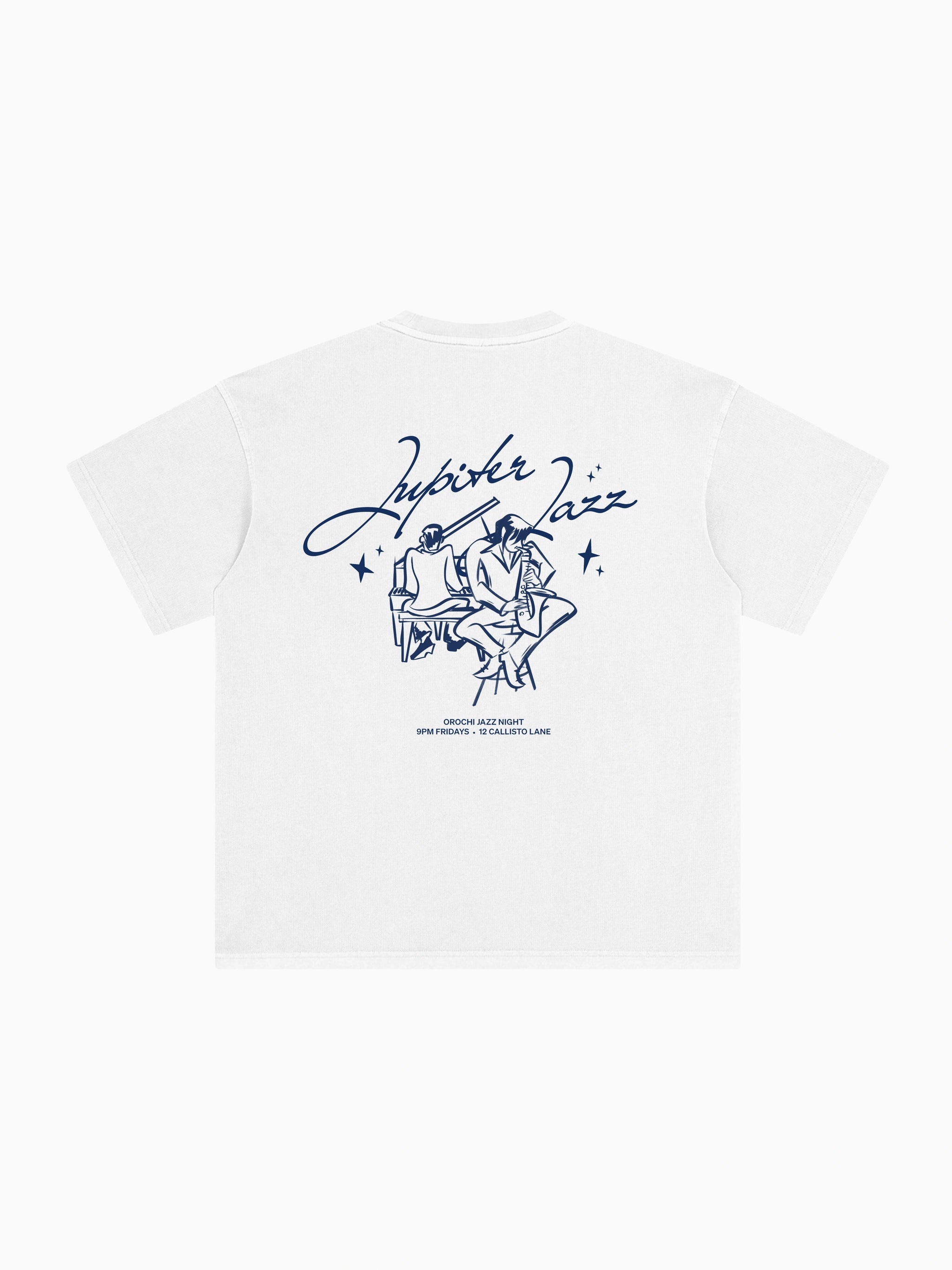 Jupiter Jazz Box Tee - White