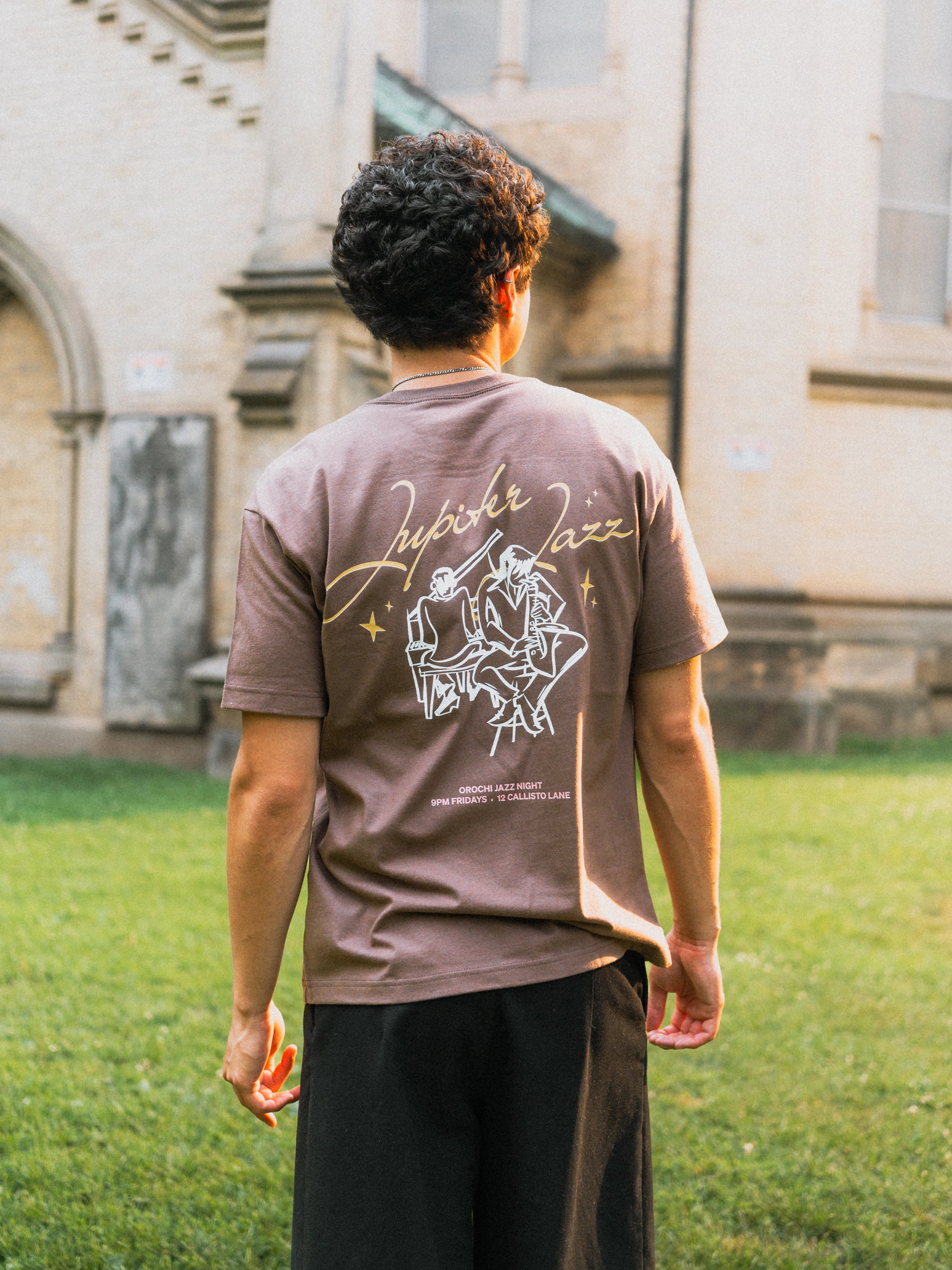 Jupiter Jazz Box Tee - Cocoa