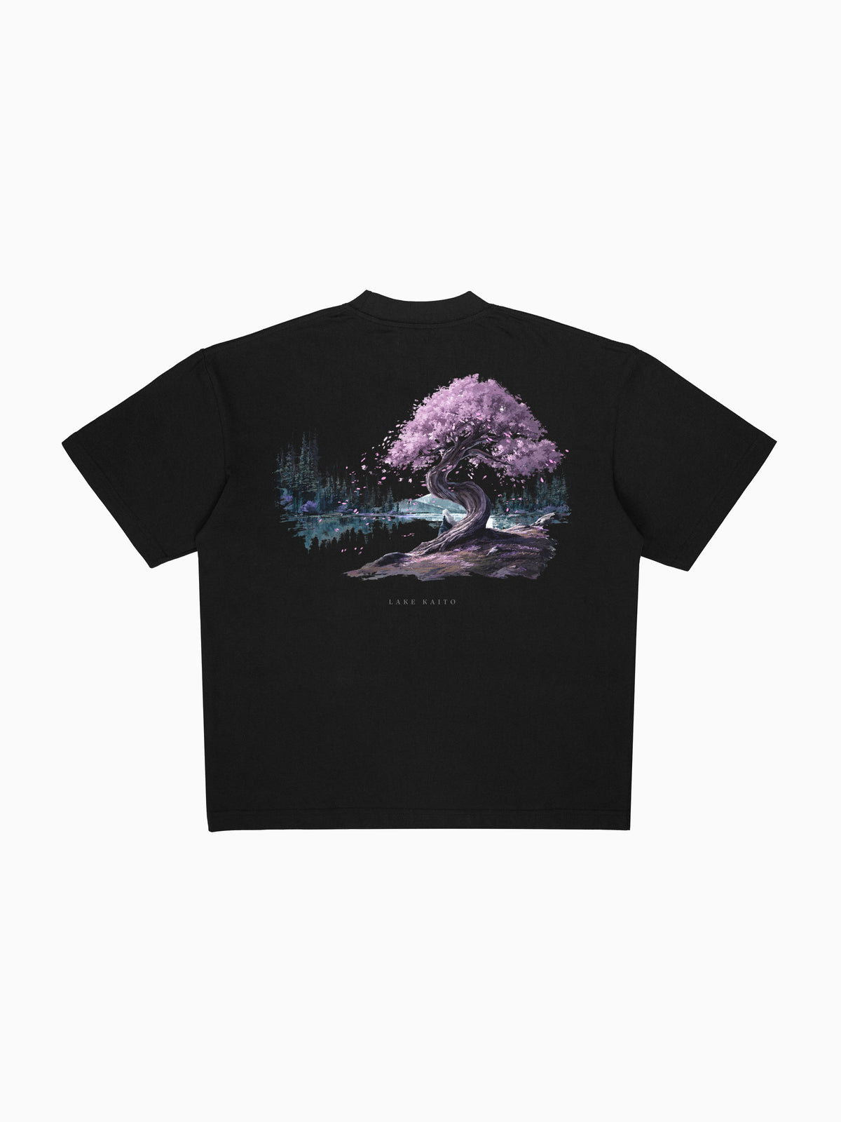 Kaito Tee - Black (back mockup)