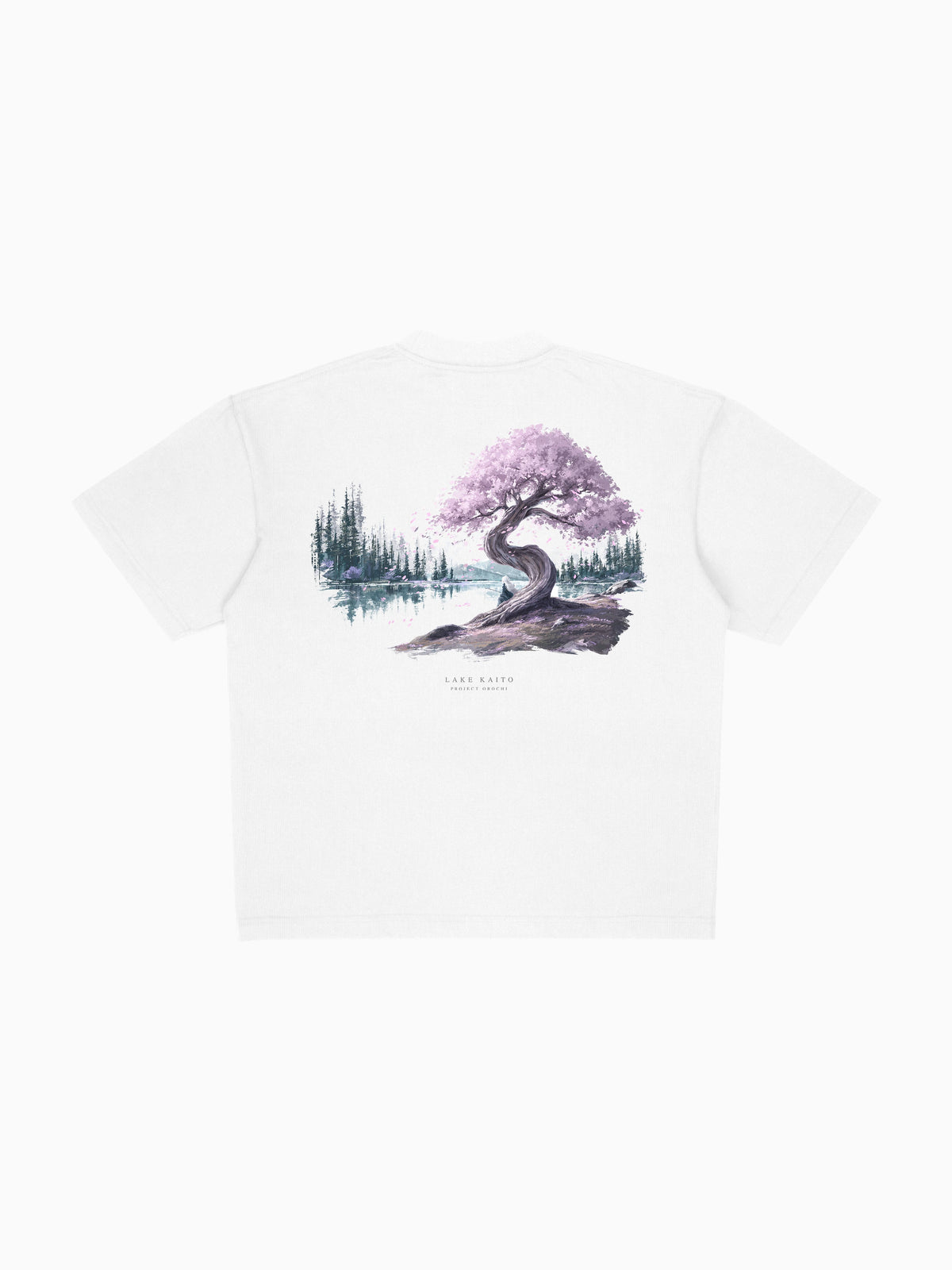 Kaito Tee - White (back mockup)