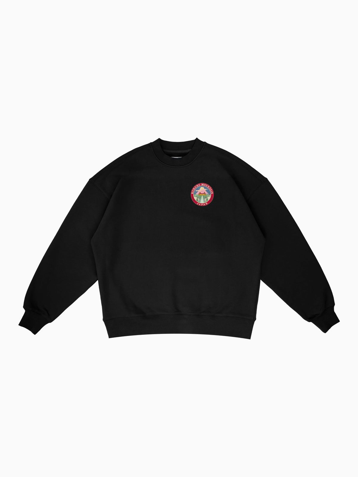 Kukuru Crewneck - Black (front mockup)