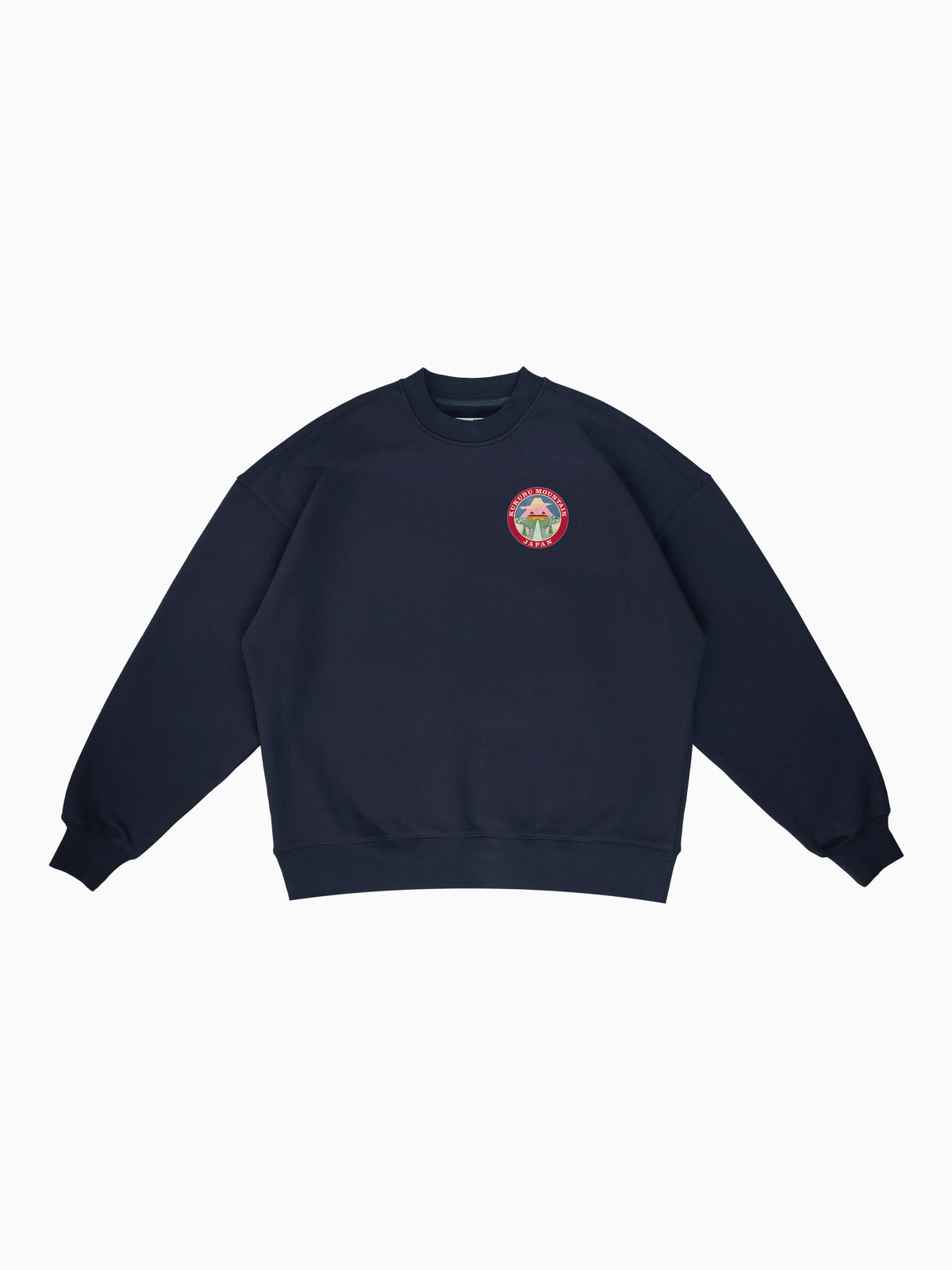 Kukuru Crewneck - Navy (front mockup)