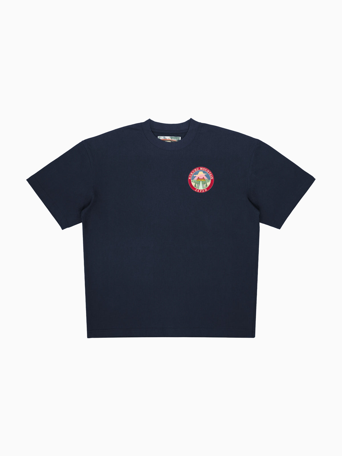 Kukuru Tee - Navy (front mockup)