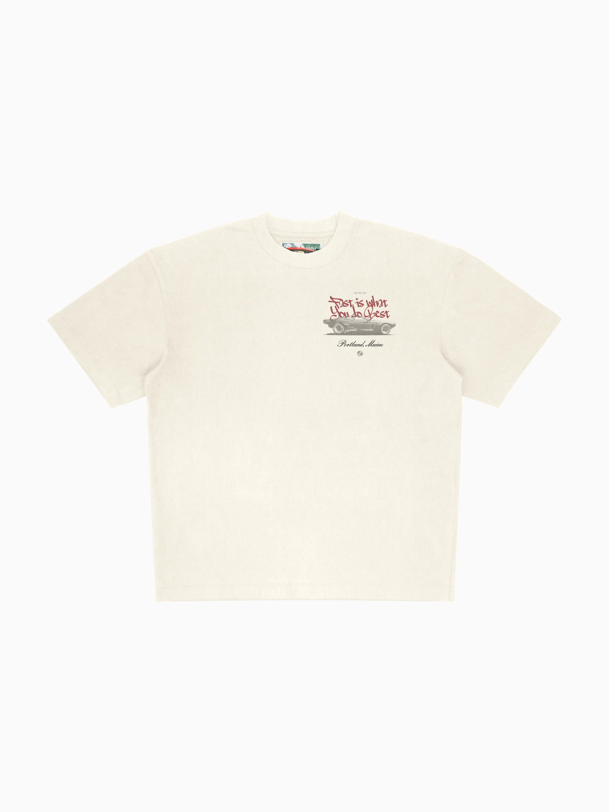 Maine Tee - Natural (front mockup)